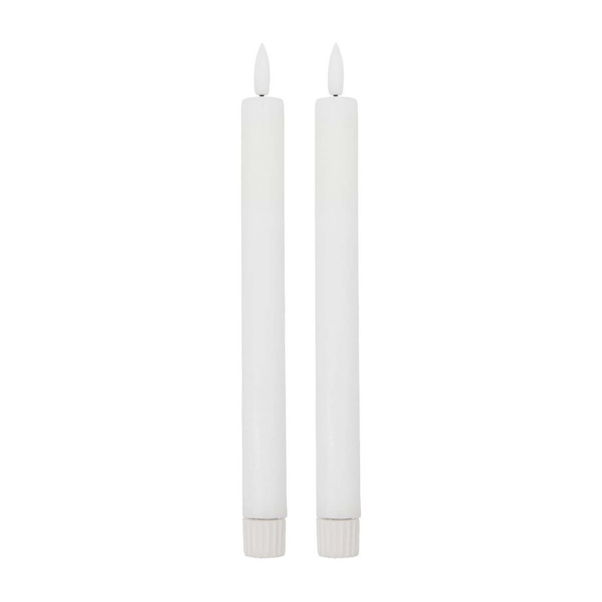 Bougies LED dia 2 cm lot de 2 blanc, HOUSE DOCTOR
