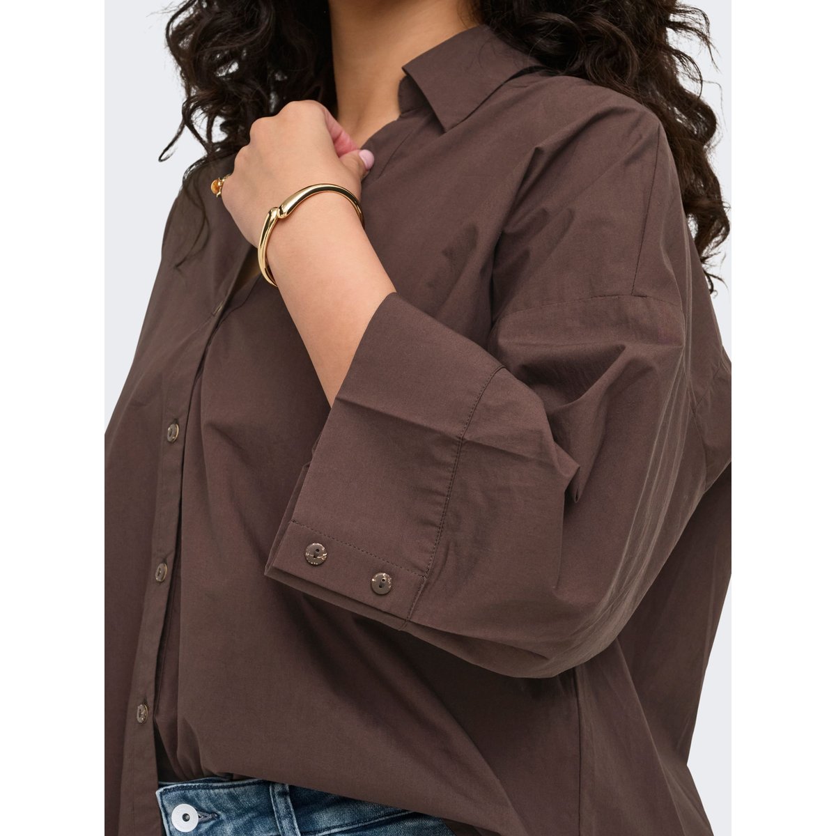 Chemise coffee bean 1, ONLY CARMAKOMA