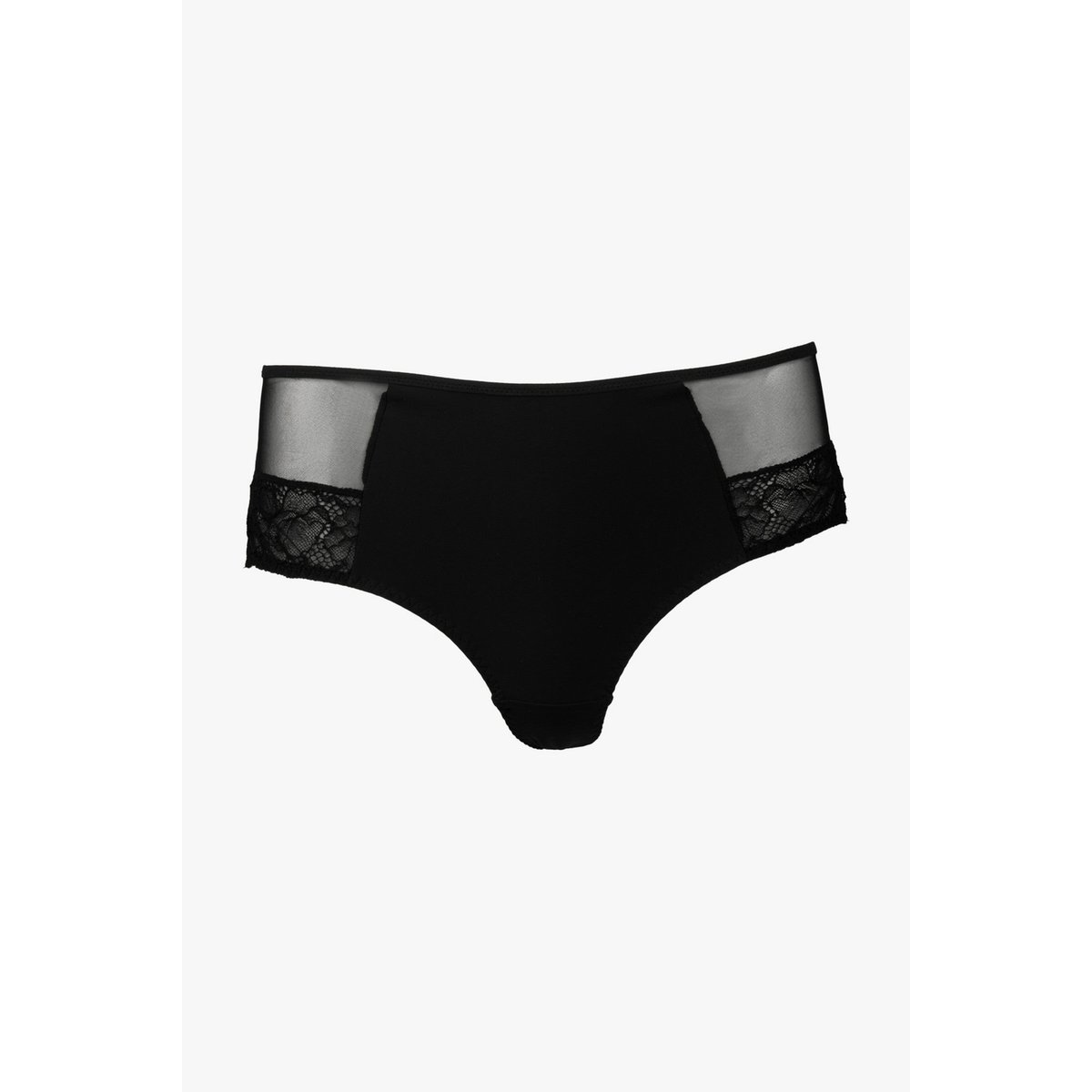 Shorty en dentelle NUDITÉ noir, MAISON LEJABY