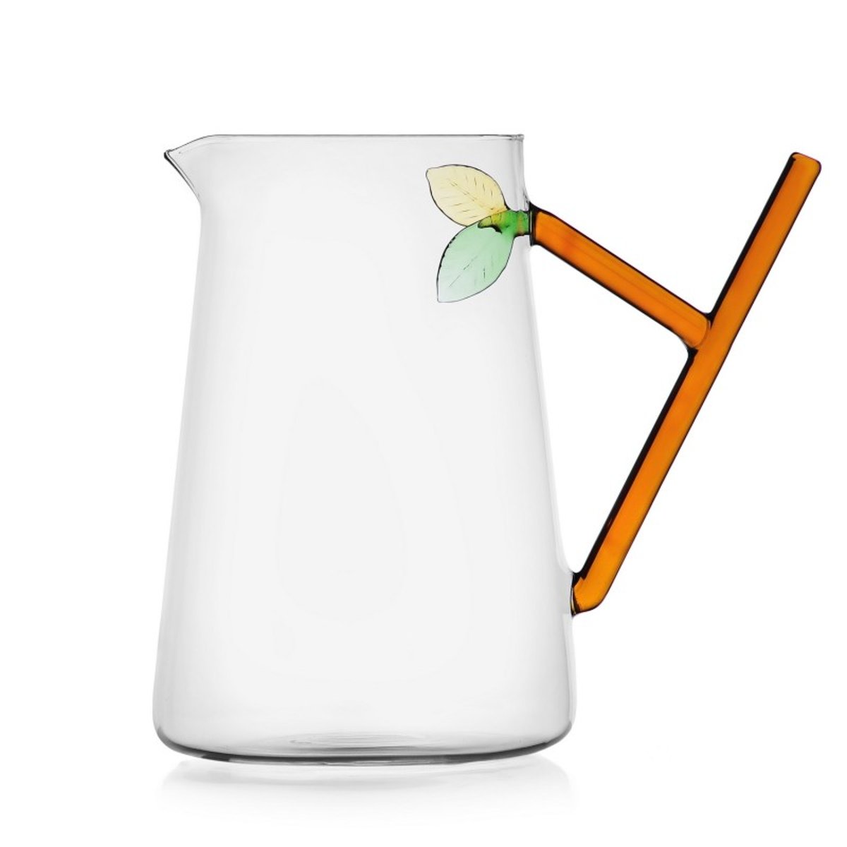 Carafe verre design feuille GREENWOOD transparent, ICHENDORF