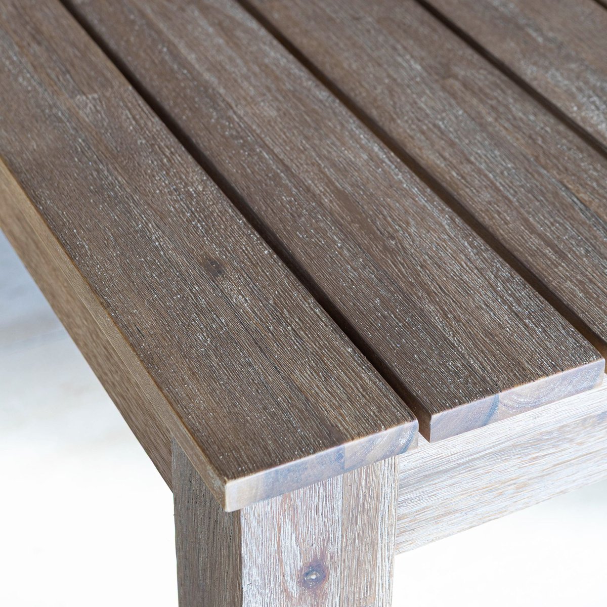 Salon de jardin table 230cm et 8 fauteuils en bois d'acacia et corde tréssée, EDEN bois d’acacia vieilli, NOW'S HOME
