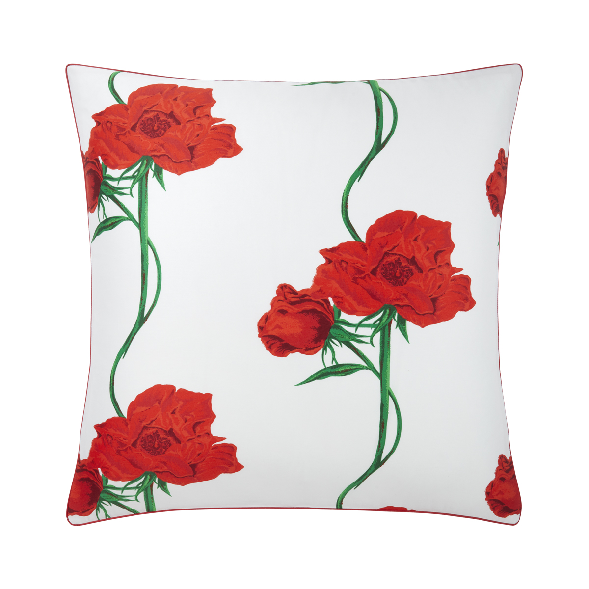 Taie d'oreiller en satin, K ROSES multicolore, KENZO HOME