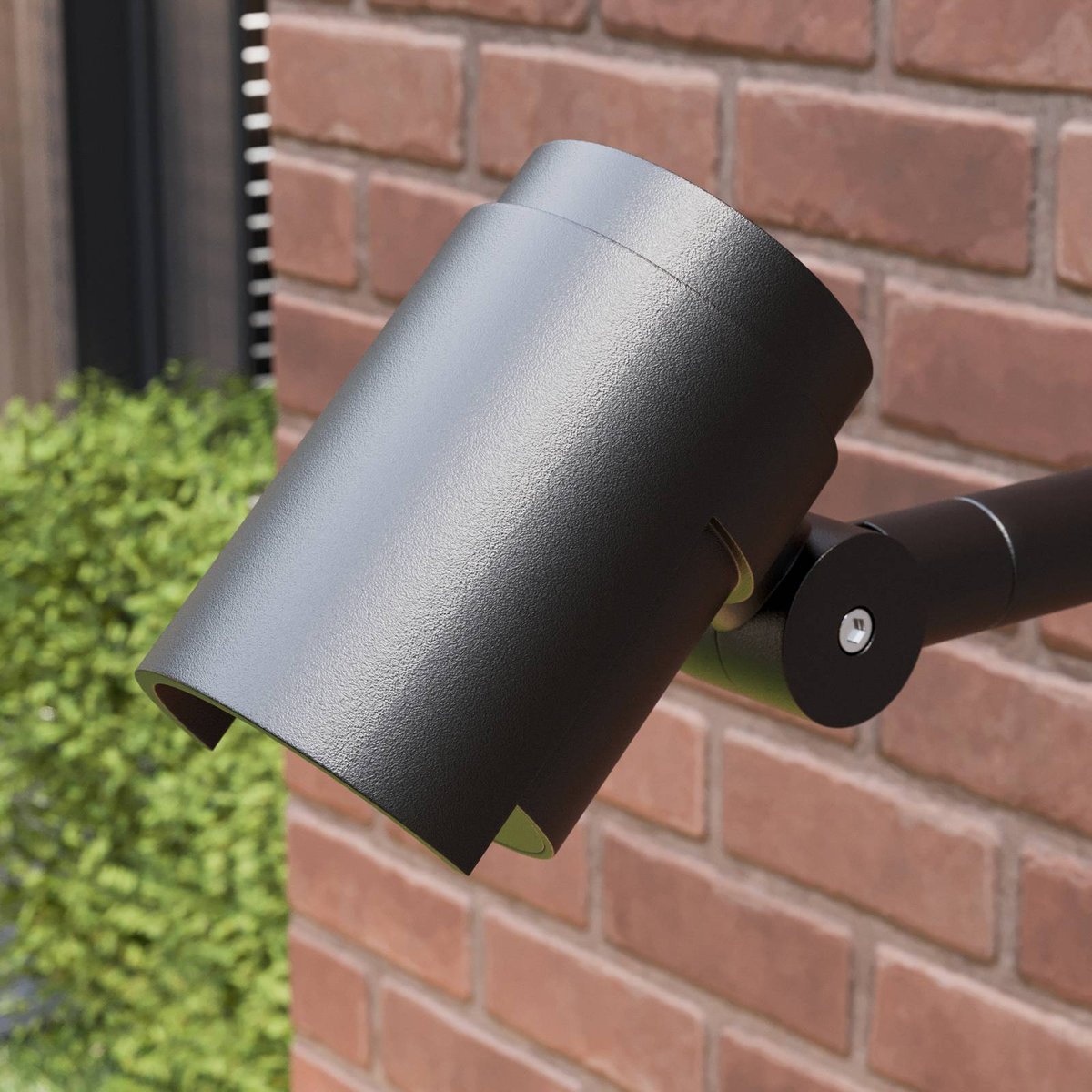 Luminaire extérieur en aluminium moderneLED gris foncé, clair, LUCANDE