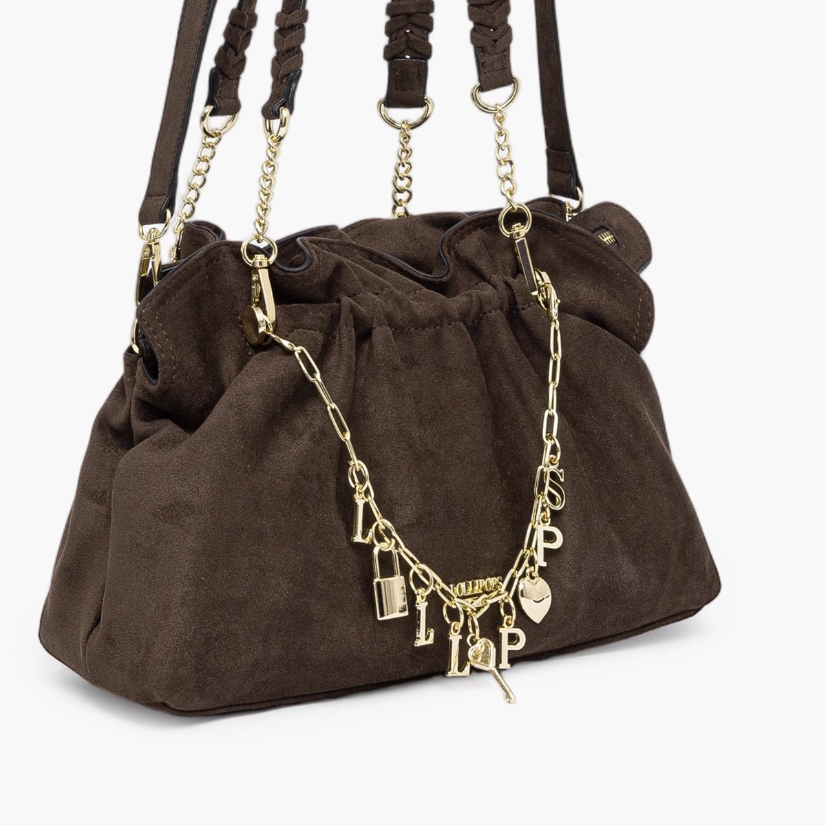 Sac porté épaule  Teana M marron, LOLLIPOPS