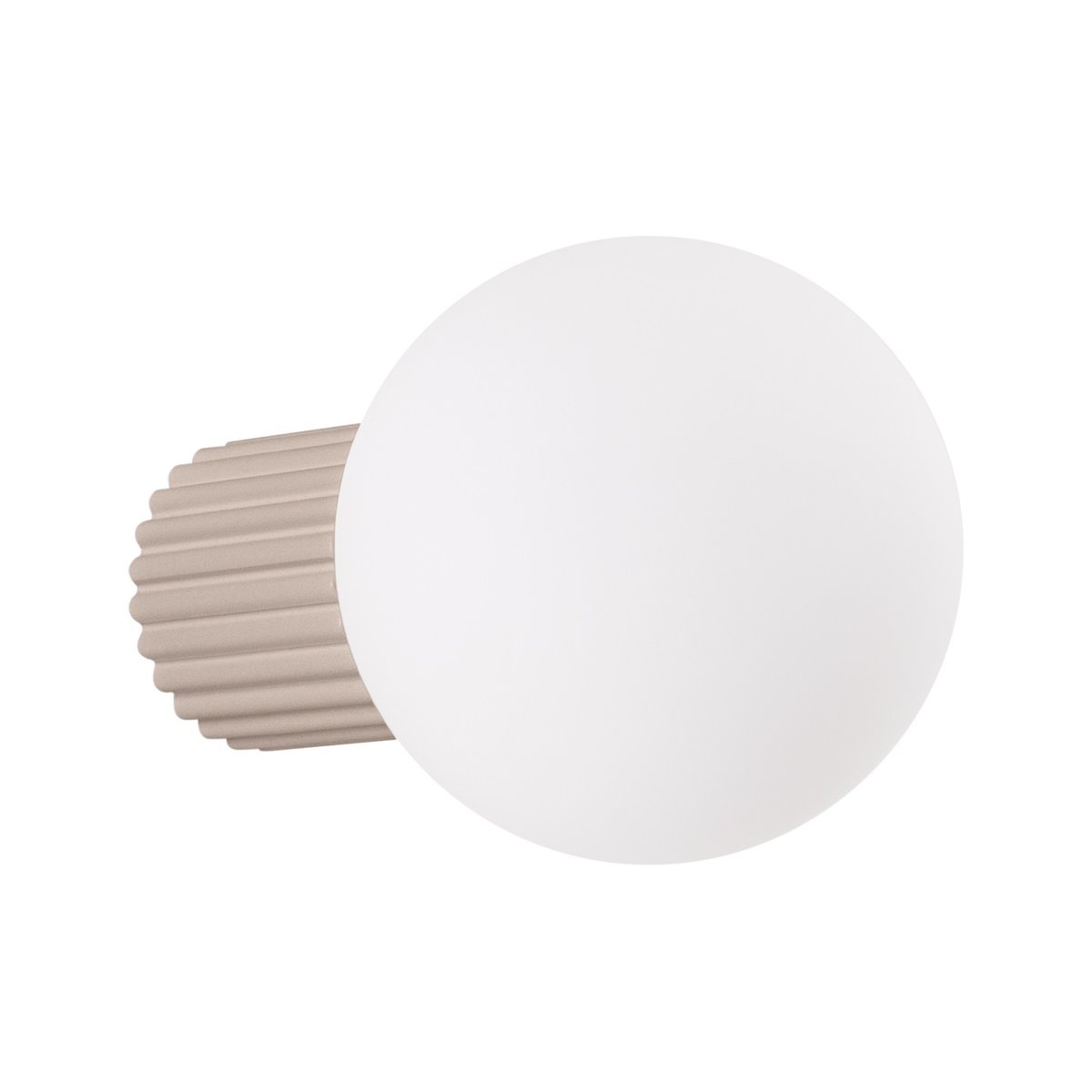 Applique Aluminium Taupe G9 1 Halo marron, EDEN