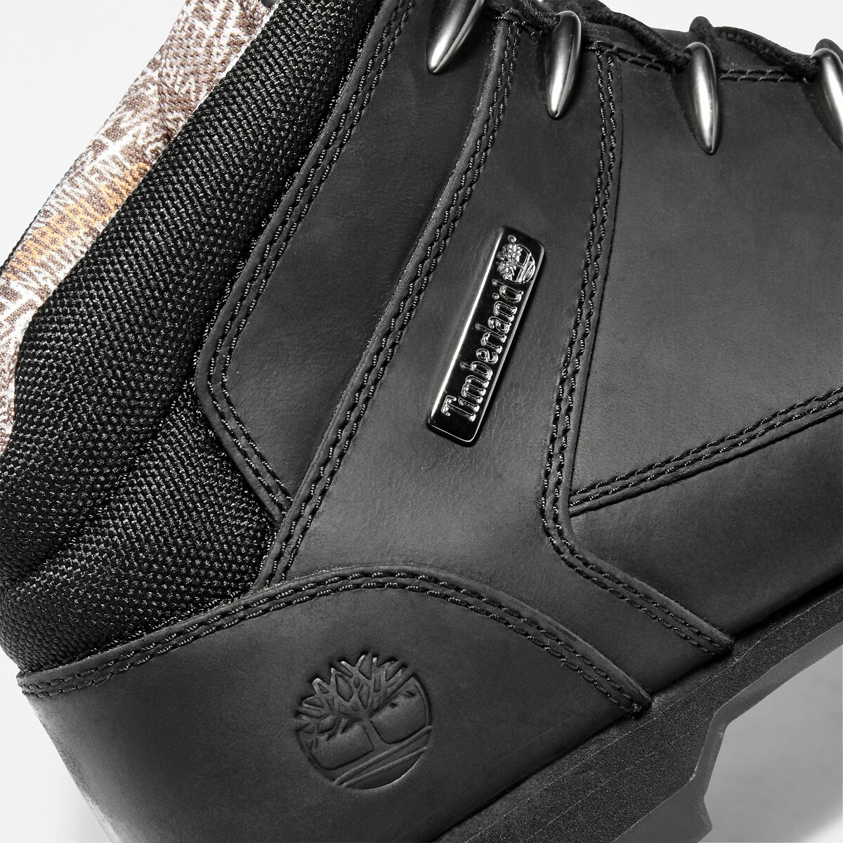 Botas EURO SPRINT MIDE LACE em pele preto , TIMBERLAND