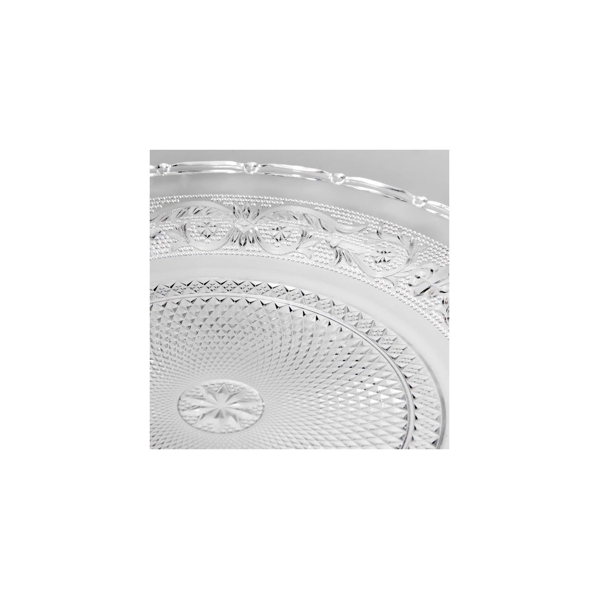 Plat de présentation fruits ou gâteaux à 2 étages en verre - 20x25x25cm transparent, WADIGA
