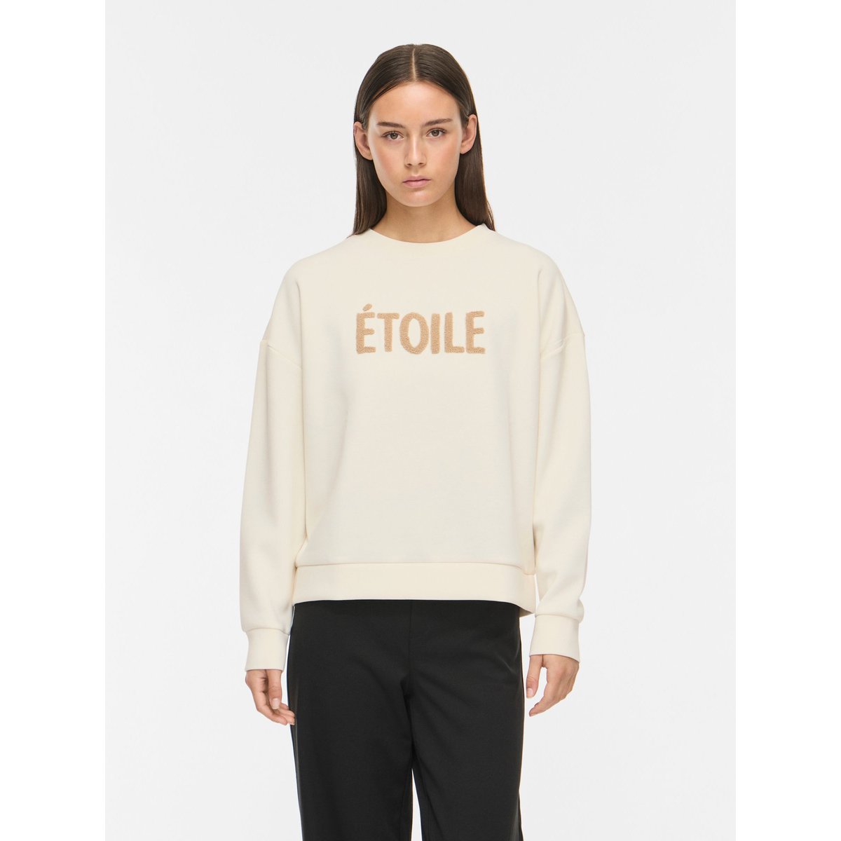 Sweat-Shirt À Manches Longues gris - birch1, VILA