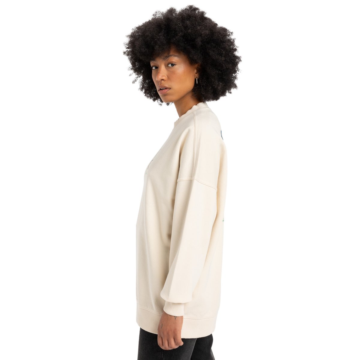 Sweat à col rond WORKWEAR blanc birch, QUIKSILVER
