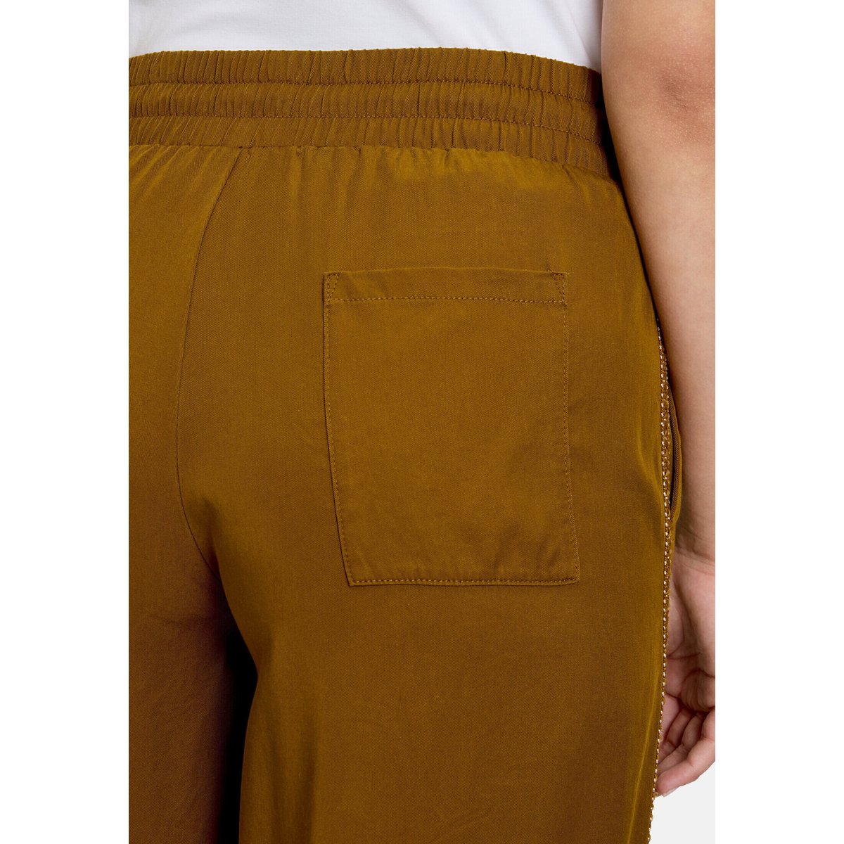 Pantalon palazzo à cordon coulissant sous tunnel breen, CARTOON
