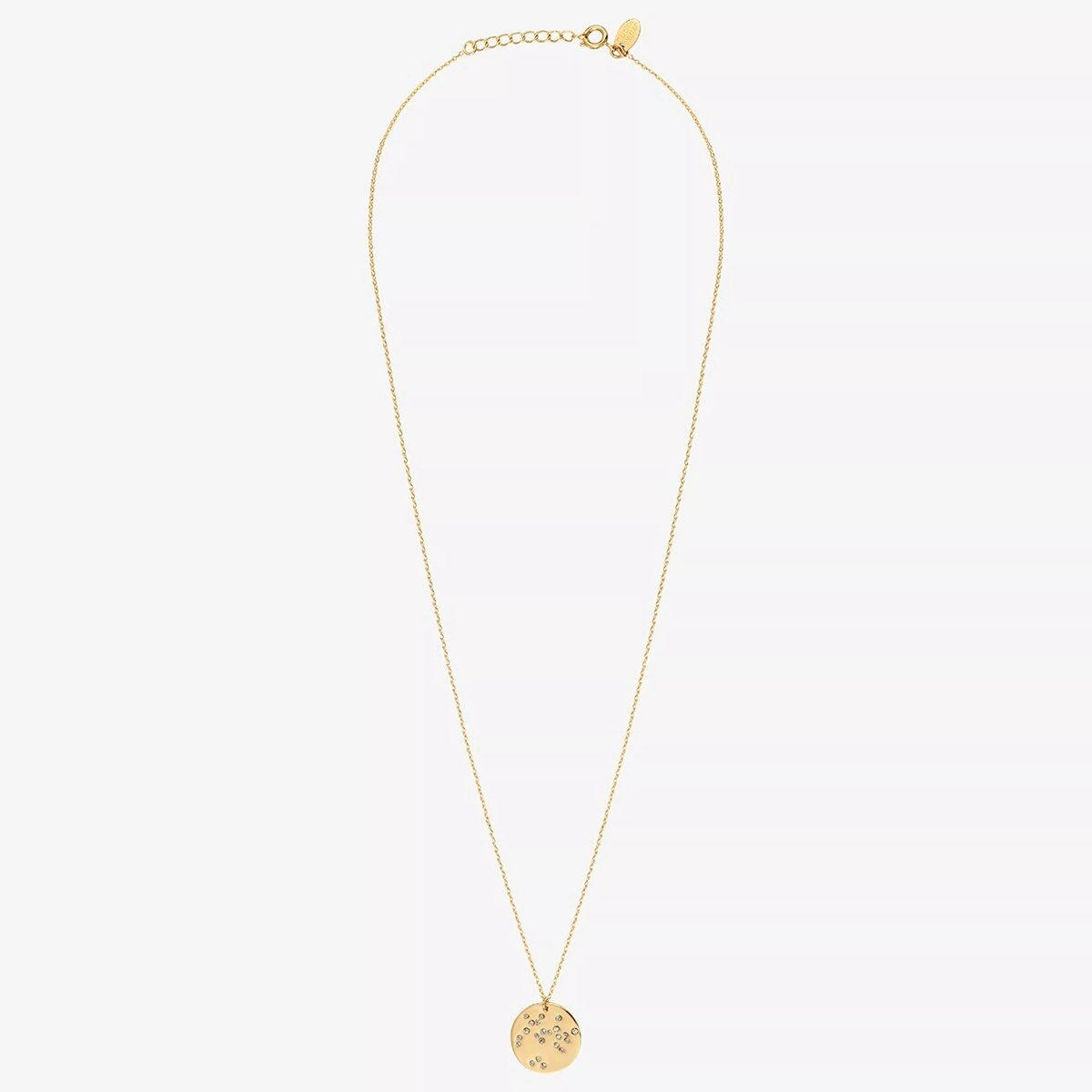 Collier doré sagittaire - galaxie - Sagittaire cristal blanc, CAROLINE NAJMAN