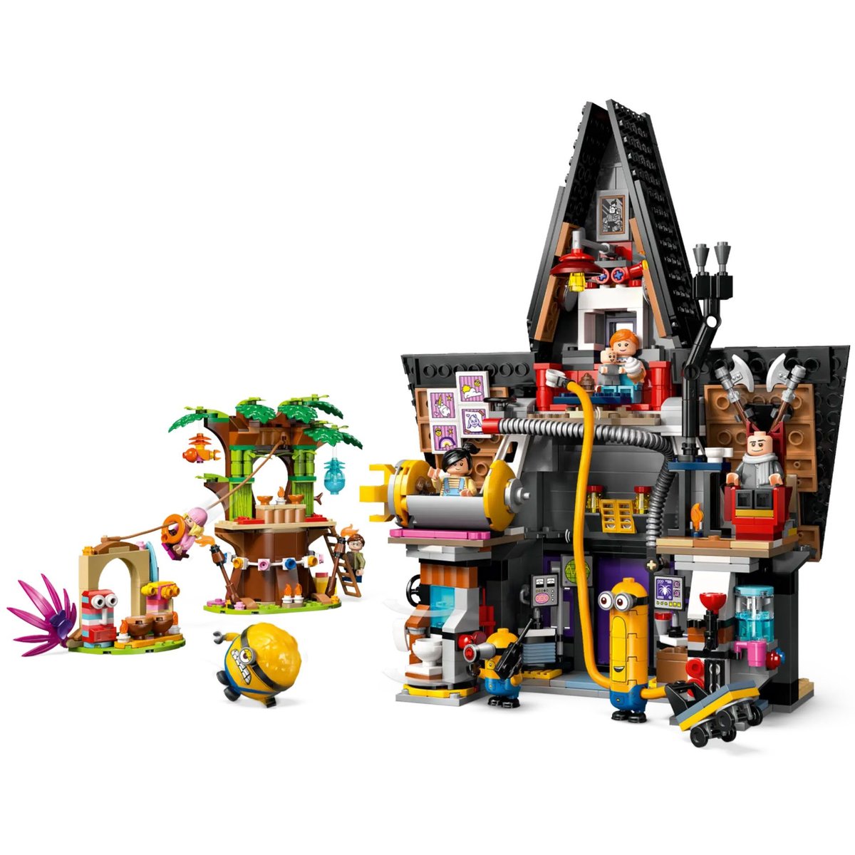 LEGO Moi, Moche et Méchant - Le manoir de Gru et ses Minions - Set 75583 bleu, LEGO