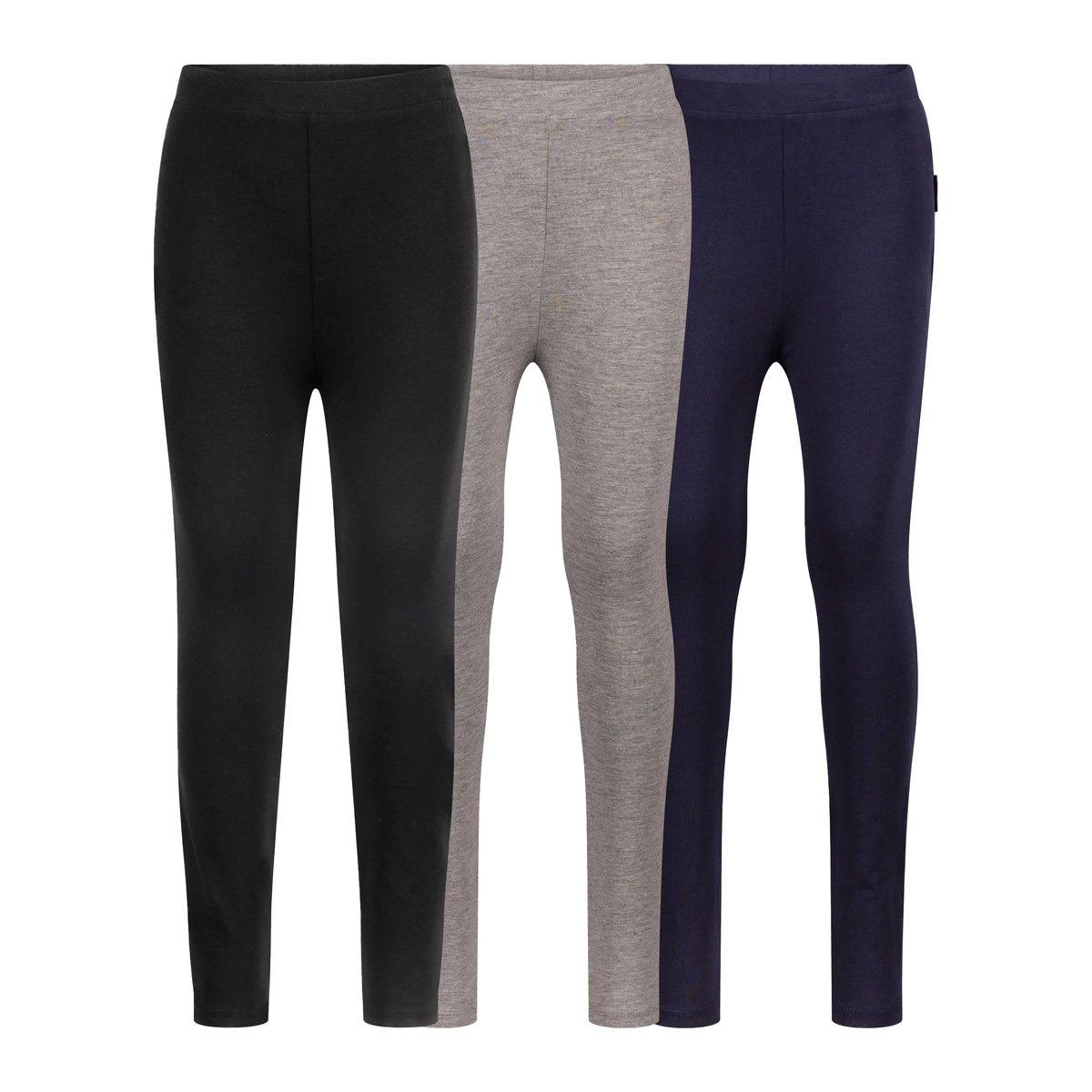 Lot de 3 leggings unis à taille élastiquée BRINKLIE multicolore, TRESPASS