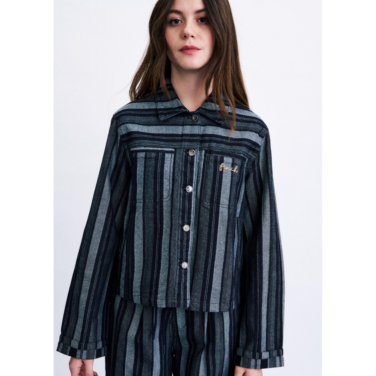 Veste Katsiki en coton KATSIKI bleu nuit, FRNCH