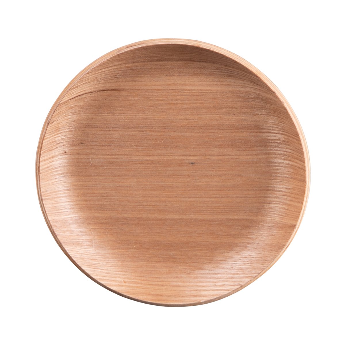 Set de 6 dessous de verre bois naturel 12 cm couleur unique, TABLE PASSION
