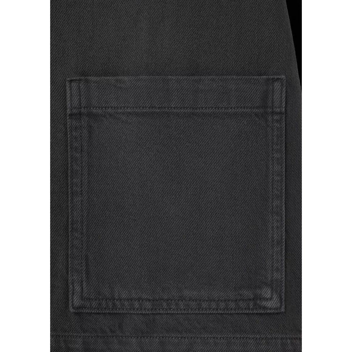 Surchemise en coton à poches plaquées gris anthracite, MANGO TEEN
