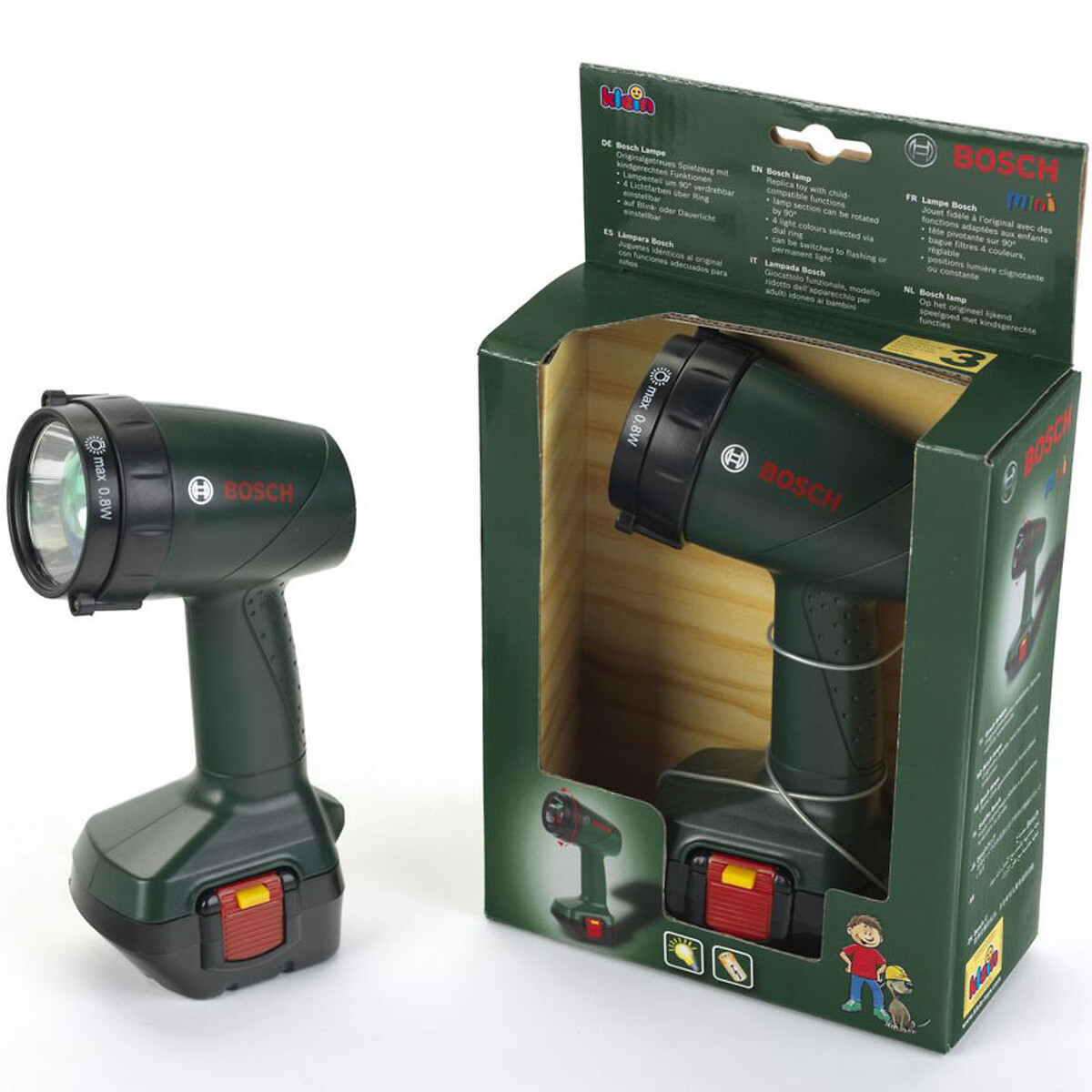 Brinquedo Lanterna Sem Fios Bosch, Klein multicolor, KLEIN