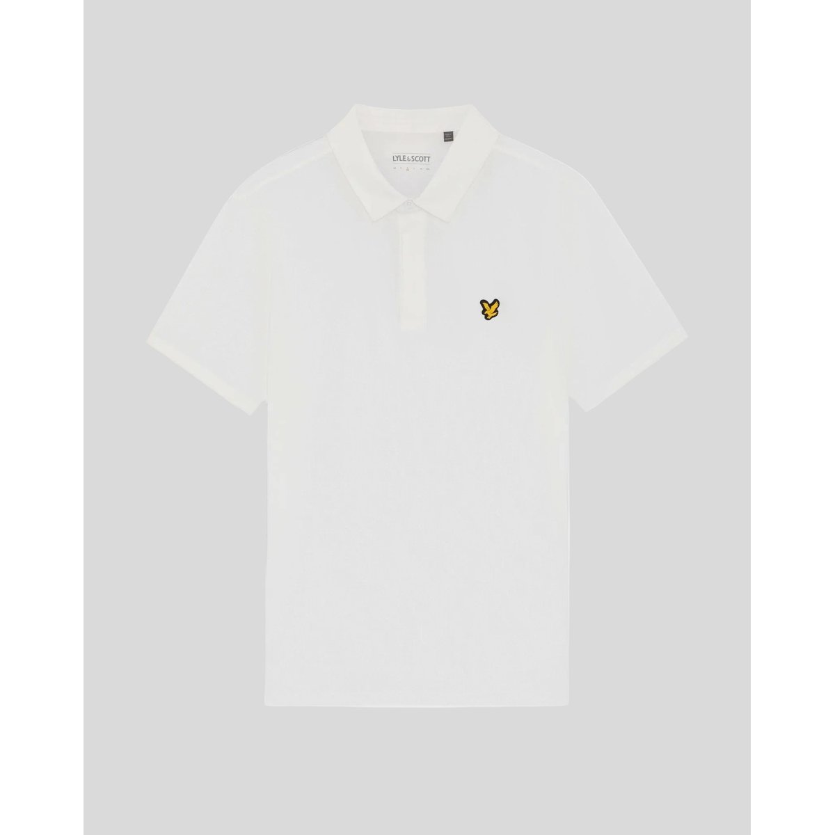 Polo patte dissimulée blanc, LYLE & SCOTT