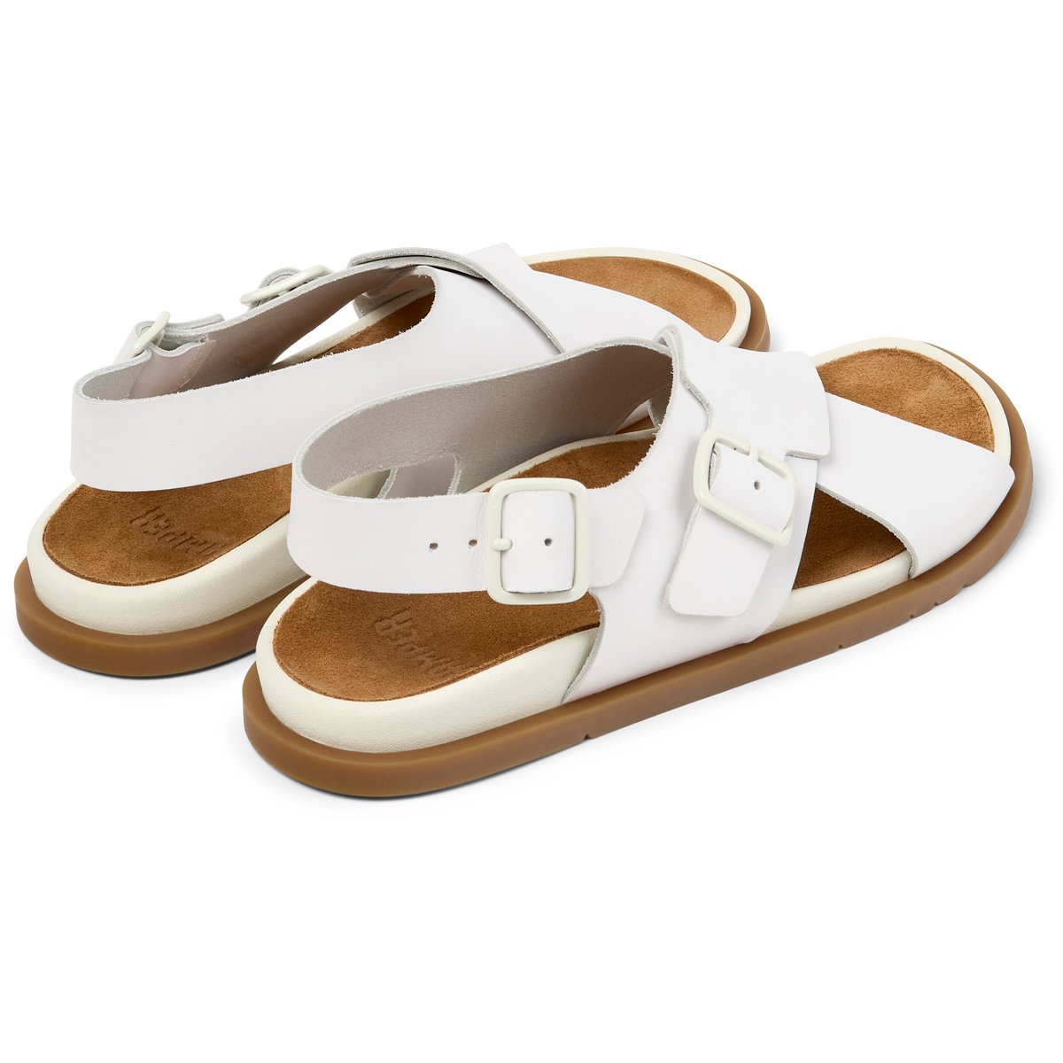 Sandales Cuir LLUC SANDAL blanc naturel, CAMPER