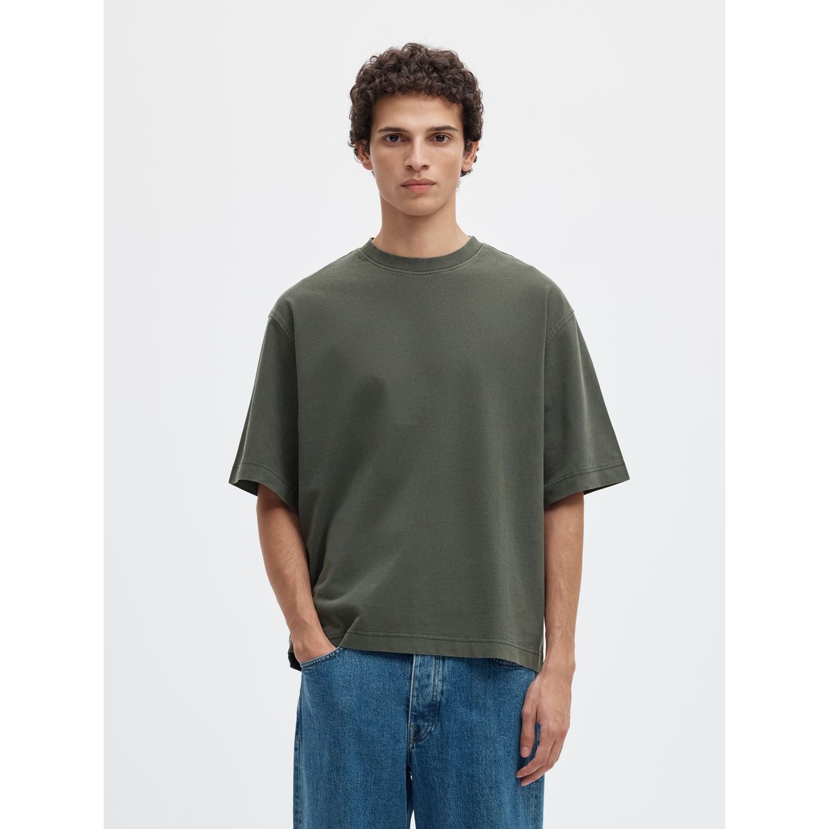 T-Shirt peat, SELECTED