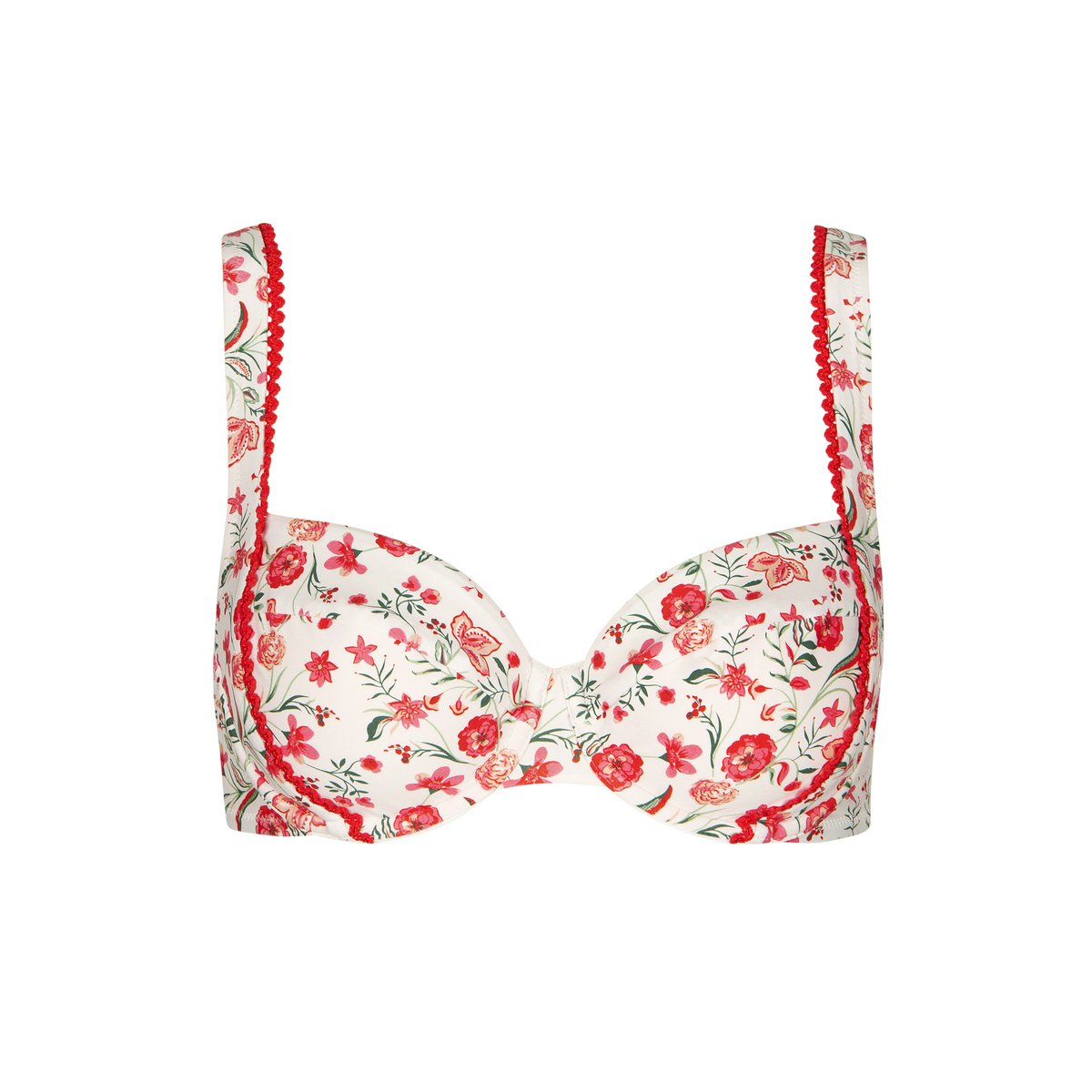 Haut maillot de bain armaturé Java ivoire, LISCA