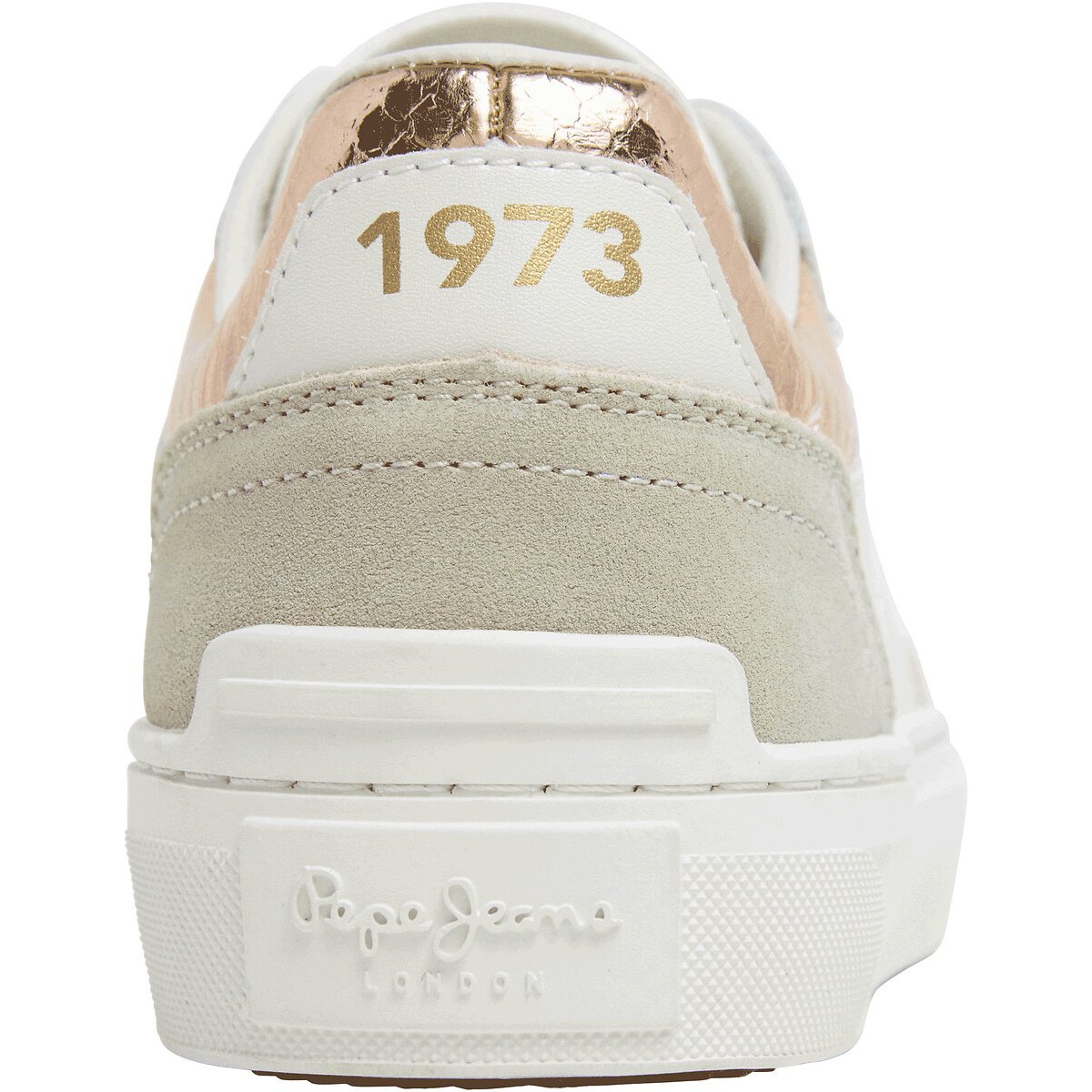 Baskets basses Camden Collar blanc, PEPE JEANS