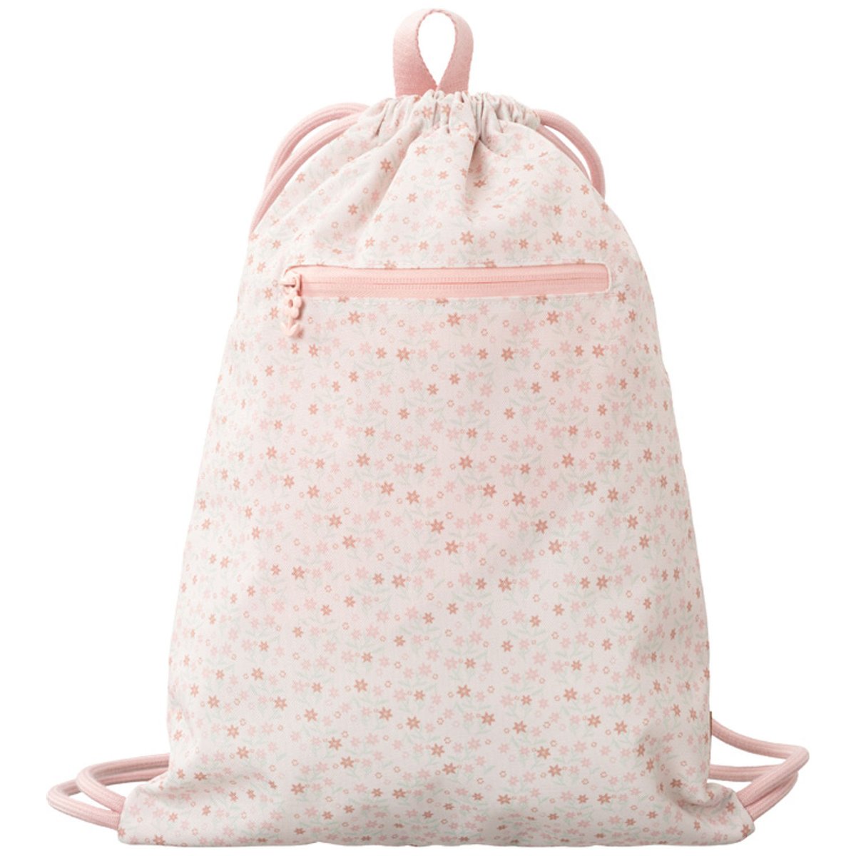 Sac à ficelles rose, vert d'eau, blanc, FRESK