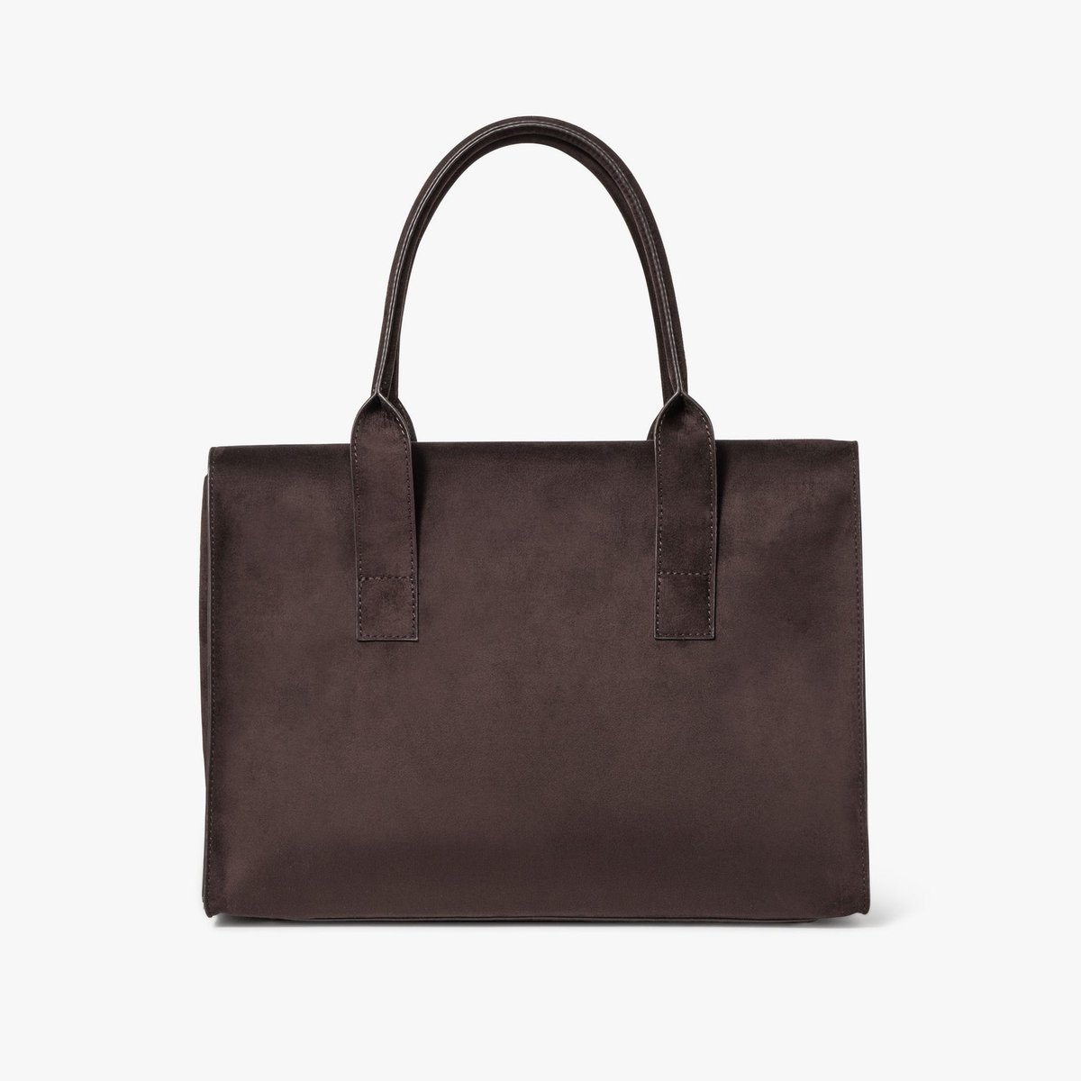 Sac Cabas SYLVINE cabas marron fonce, BOCAGE