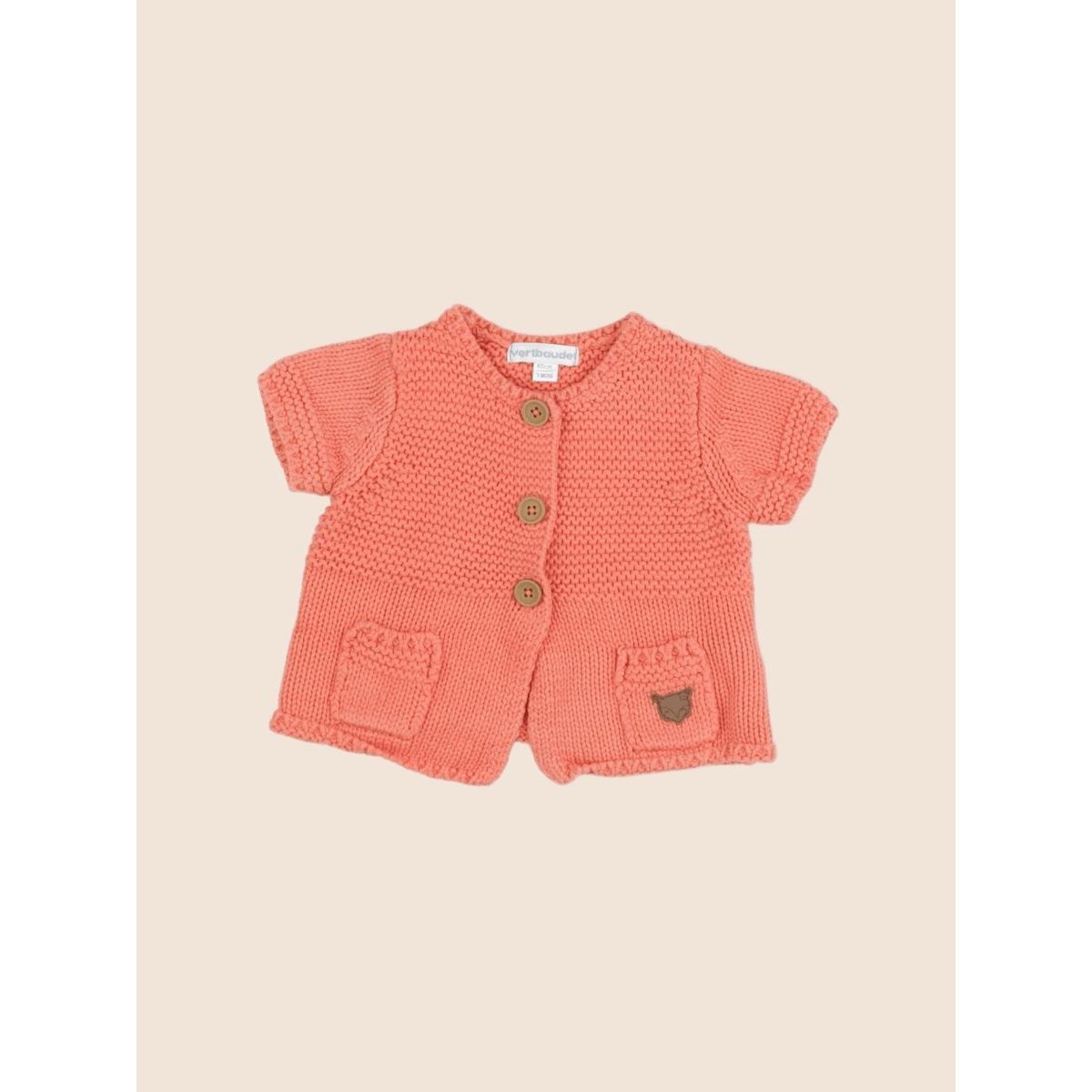 Gilet - Très bon état orange, VERTBAUDET