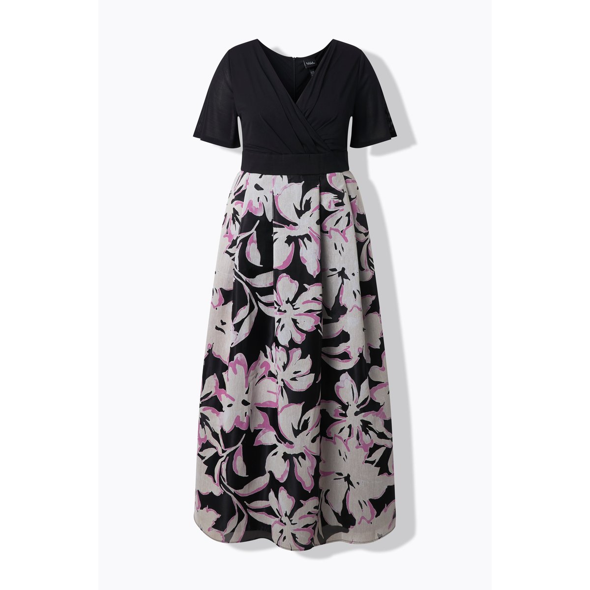 Robe maxi en tissu dévoré noir, ULLA POPKEN