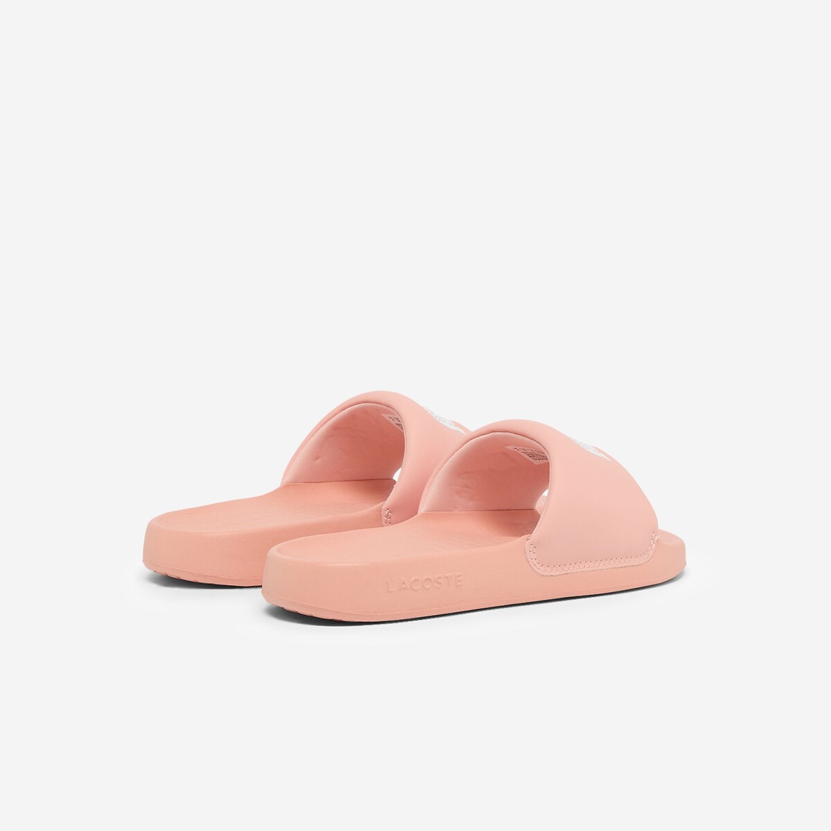 Ciabatte Slide Croco 1.0 rosa, LACOSTE