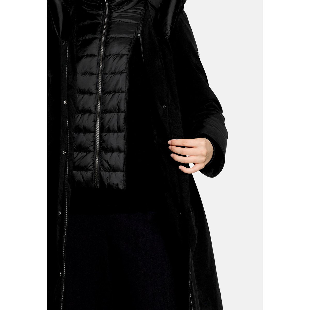 Veste outdoor à capuche noir, BETTY BARCLAY