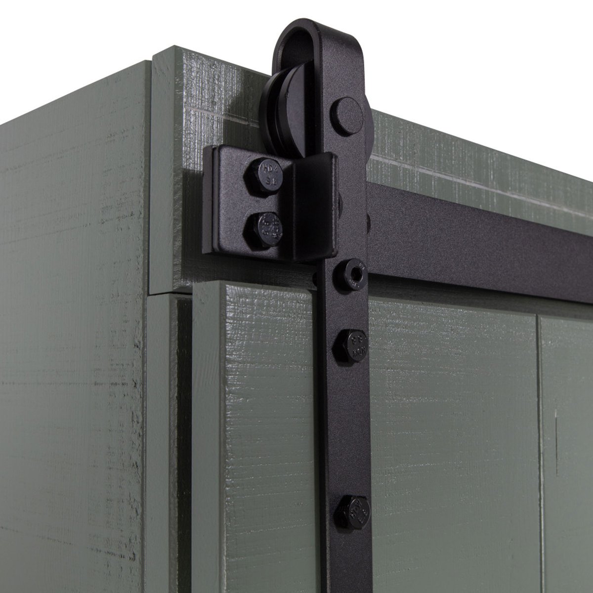 Armoire en pin porte coulissante SLIDE vert olive, VTWONEN
