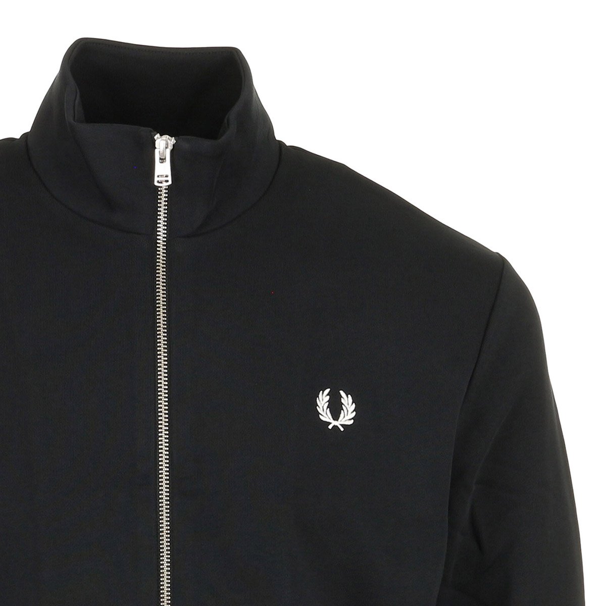 ZIP THROUGH SWEATSHIRT black, FRED PERRY