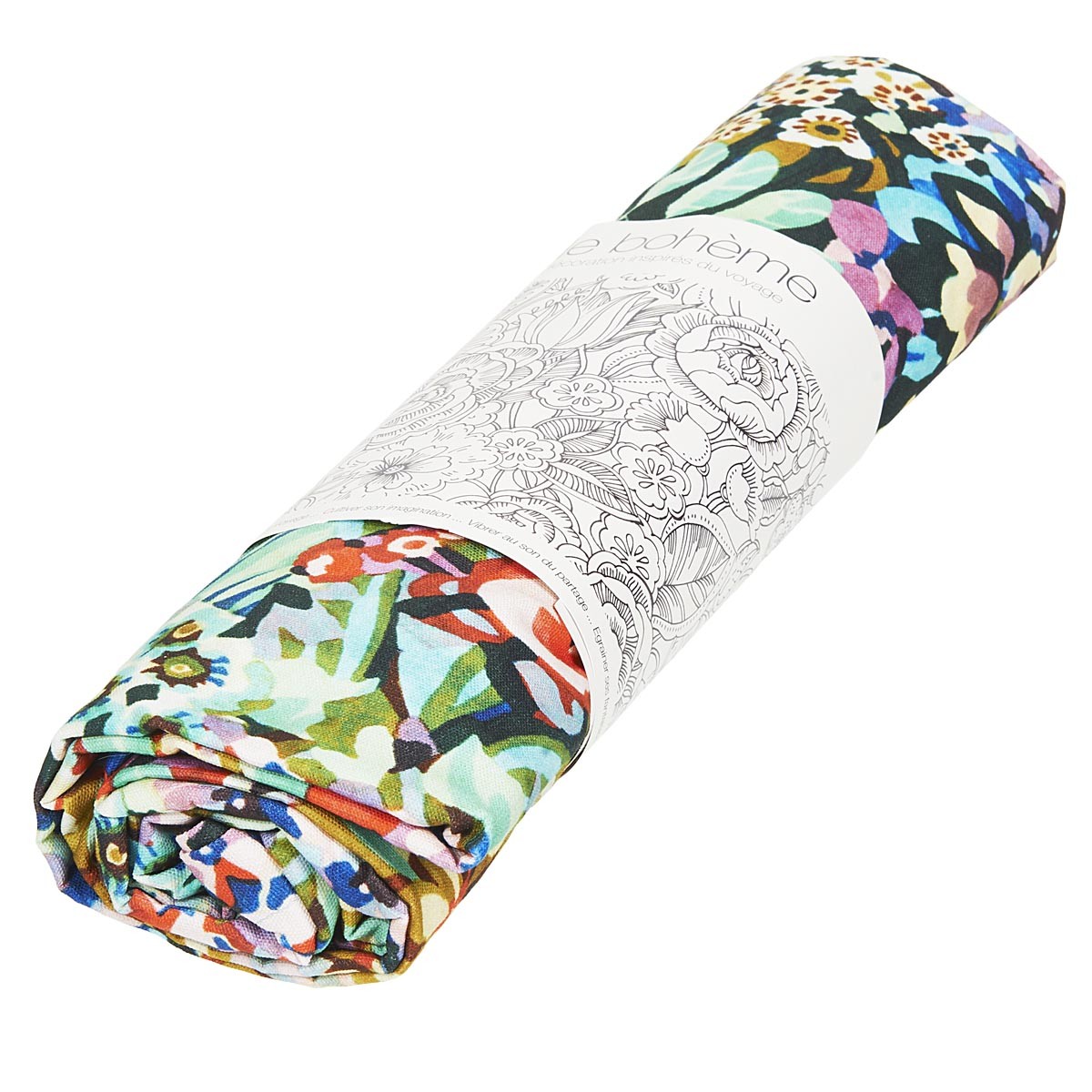 Nappe en coton TANA multicolore, VENT DE BOHÈME