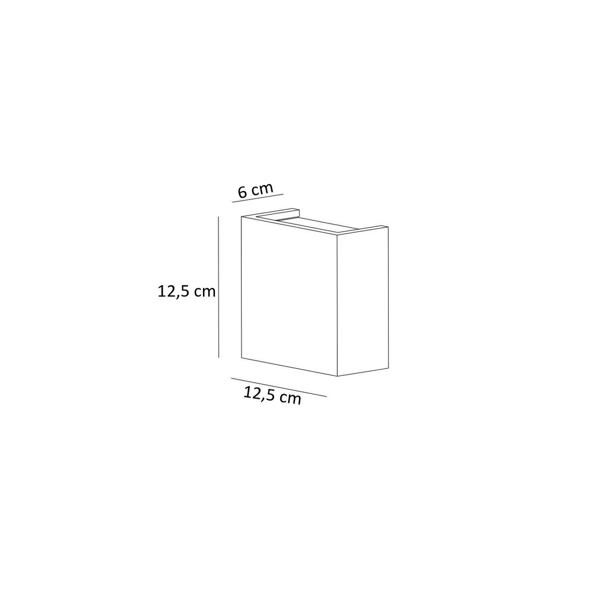 Applique murale rectangulaire - NEWPORT blanc, KOSILUM