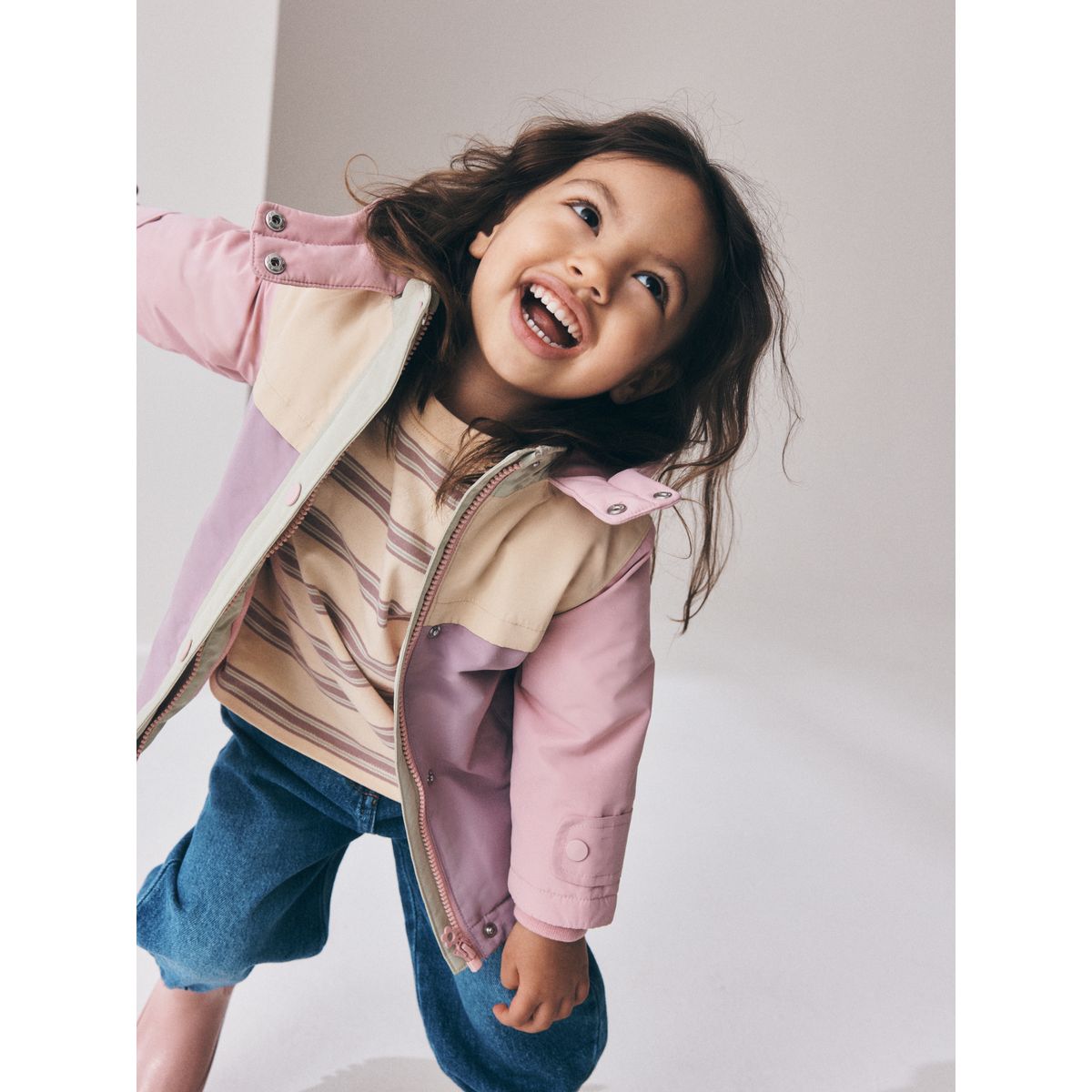 Manteau imperméable blocs de couleurs pastel, NEXT