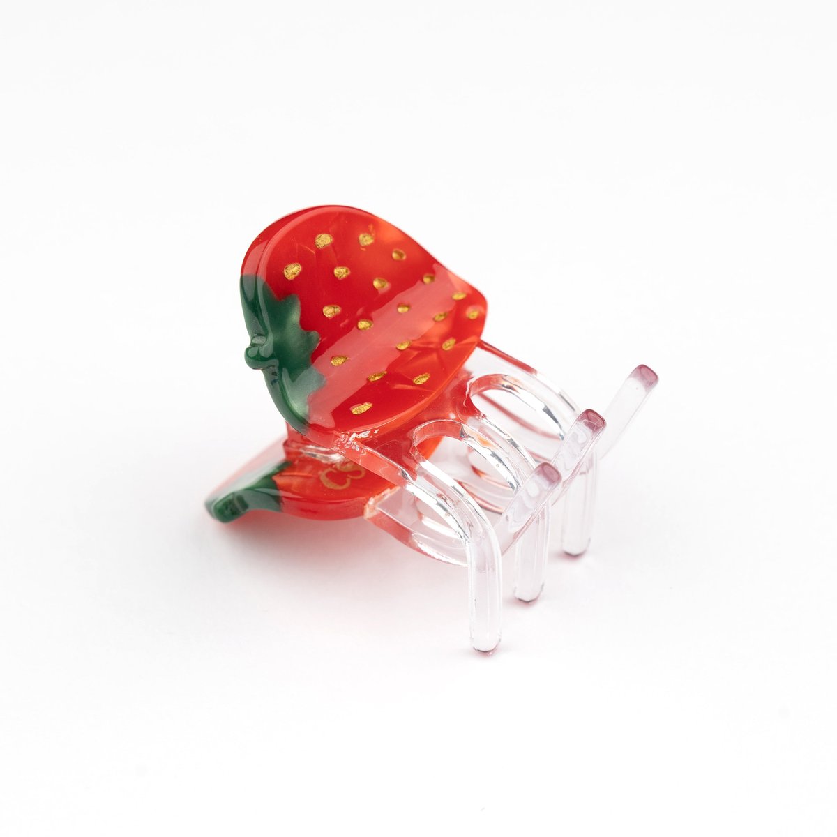 Mini pince à cheveux FRAISE rouge, COUCOU SUZETTE