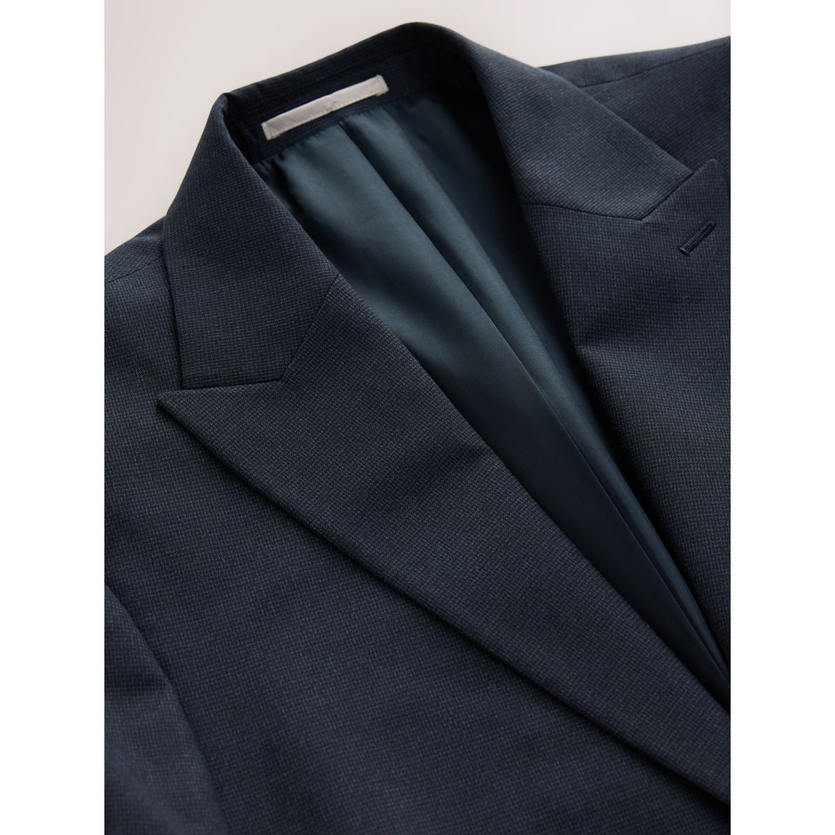 Veste de costume motionflex pied-de-poule bleu marine, NEXT