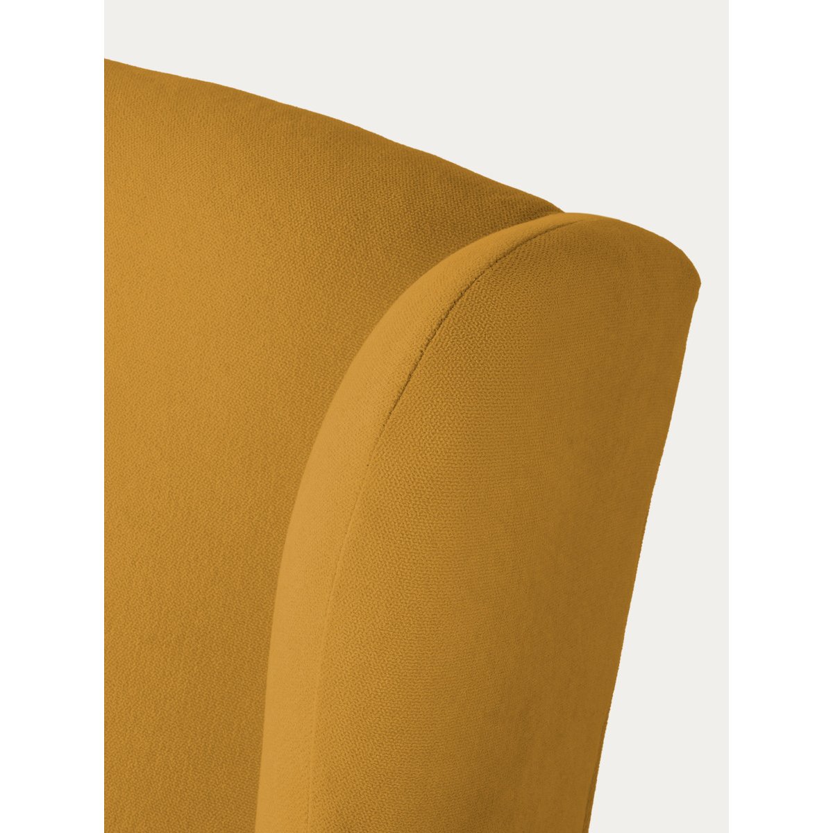 Fauteuil Rembourrée - DAN moutarde, KENAY