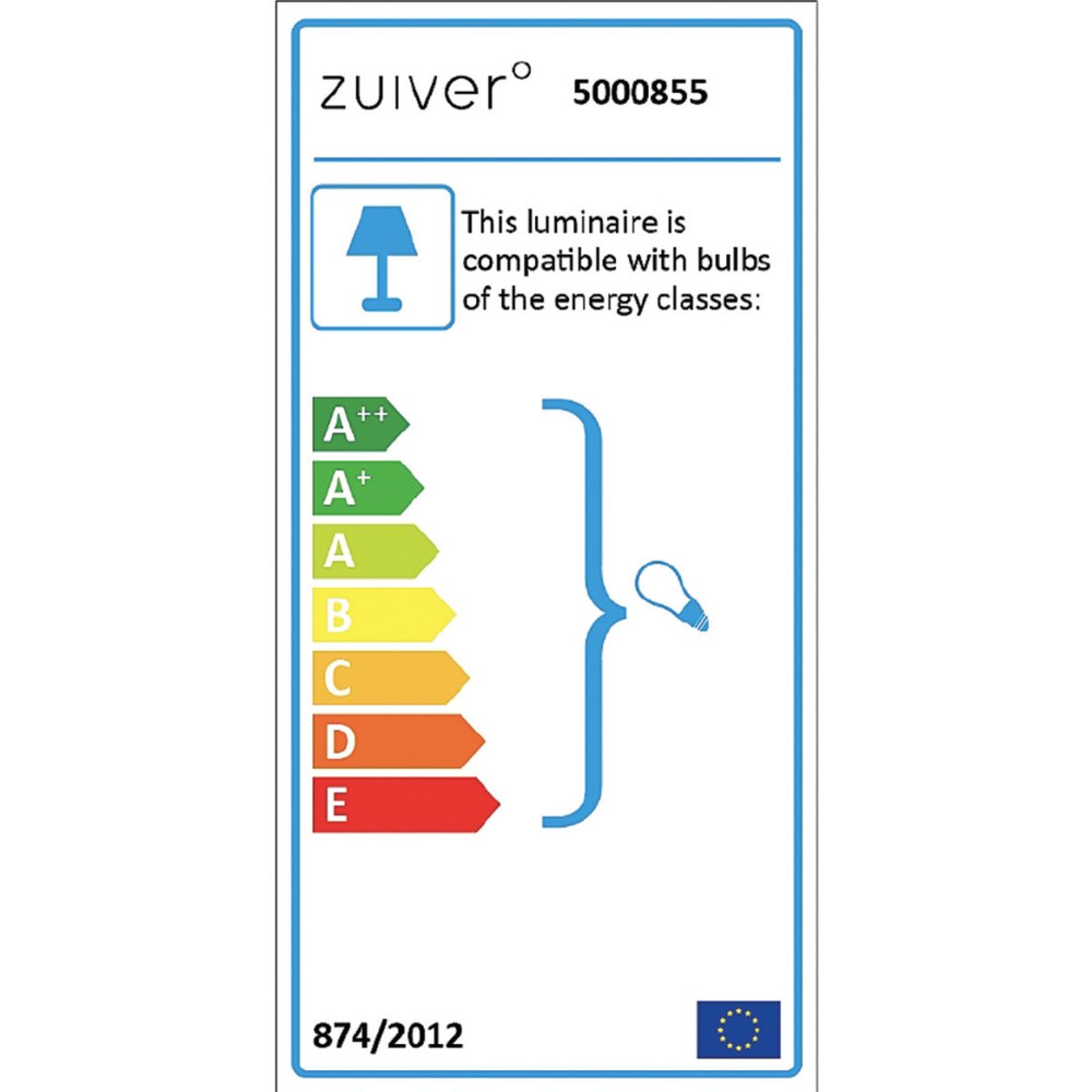 Lampadaire design - ARC noir, ZUIVER