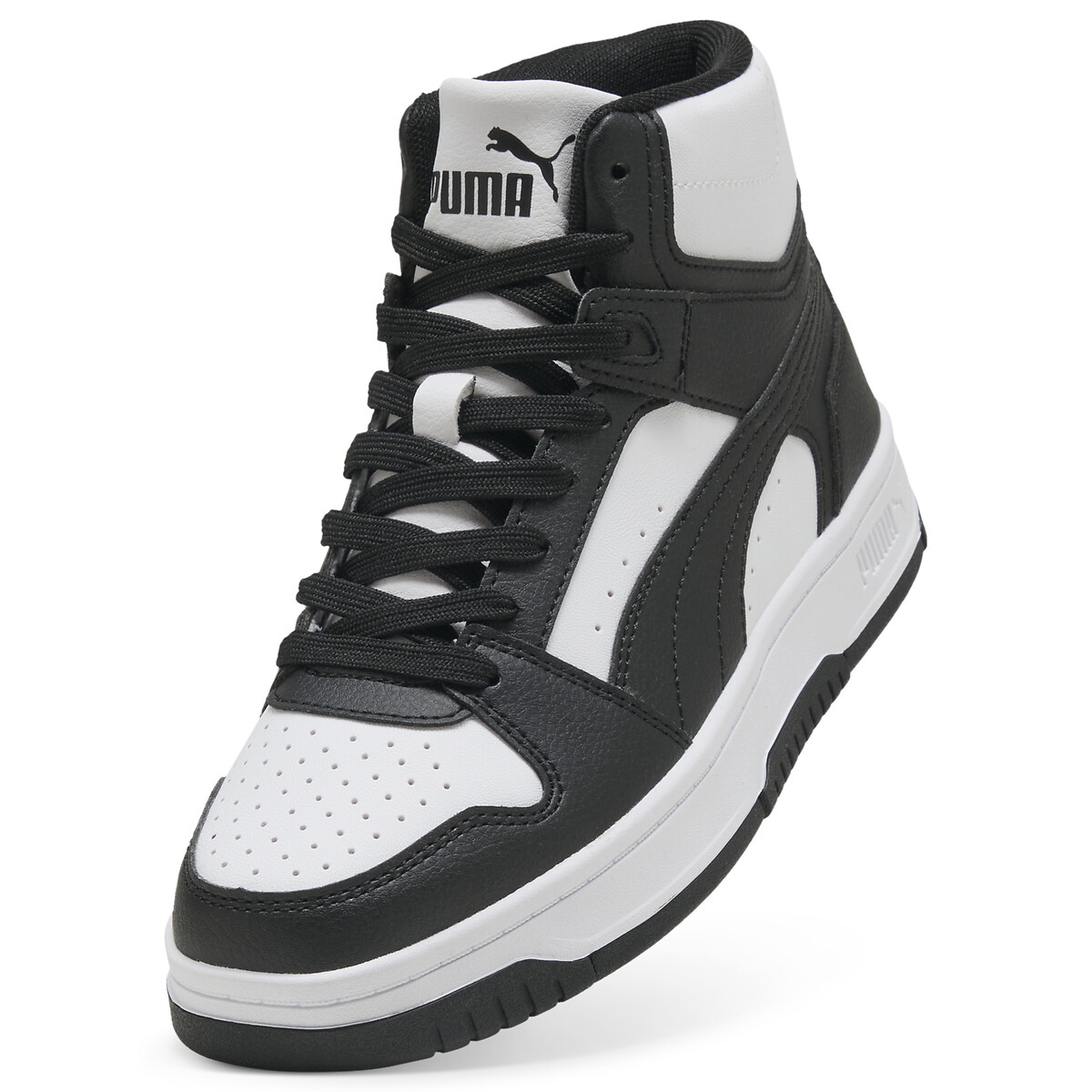 Baskets montantes Rebound Slam Mid blanc/noir, PUMA