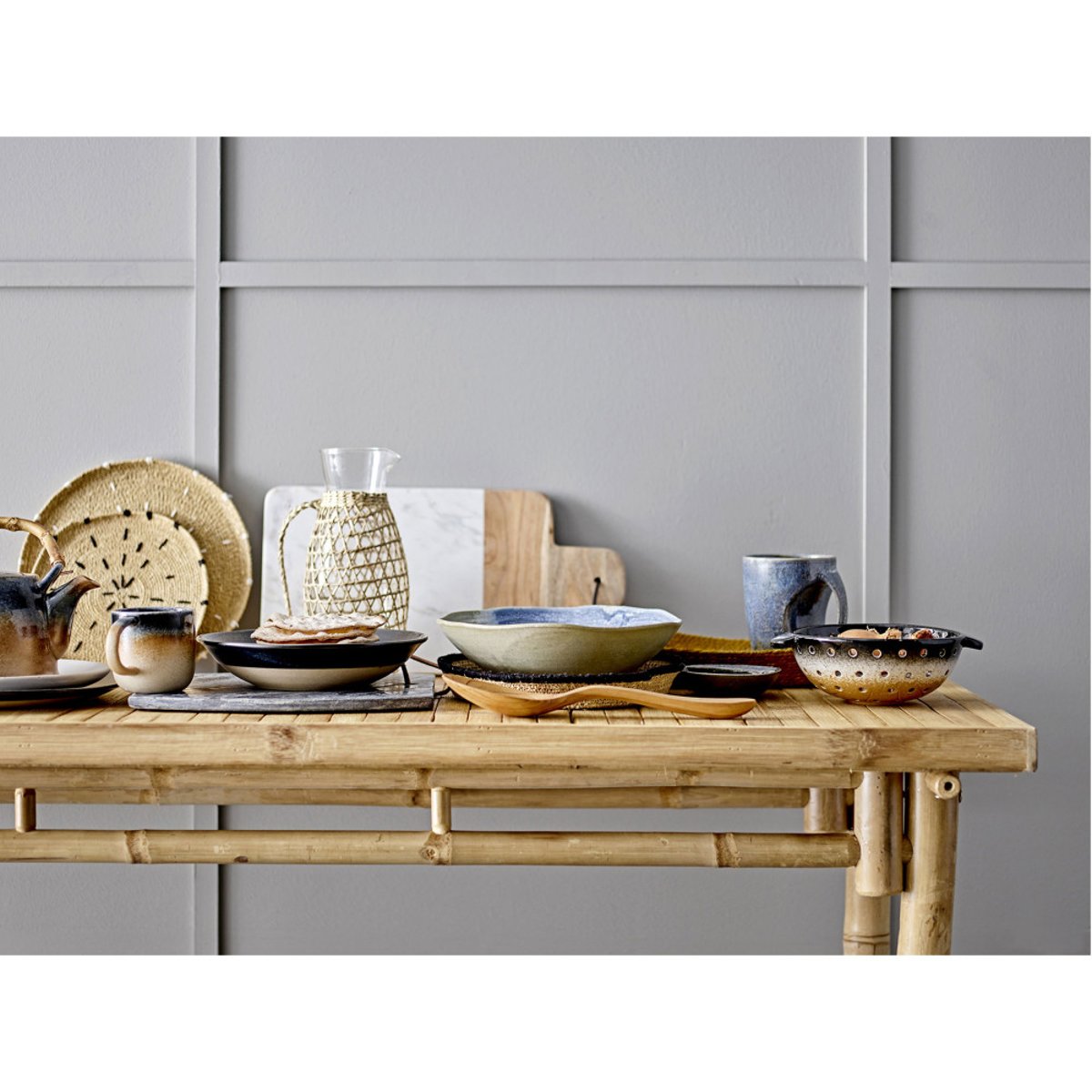 Table à manger en bambou 100x200cm bambou - SOLE bambou, BLOOMINGVILLE