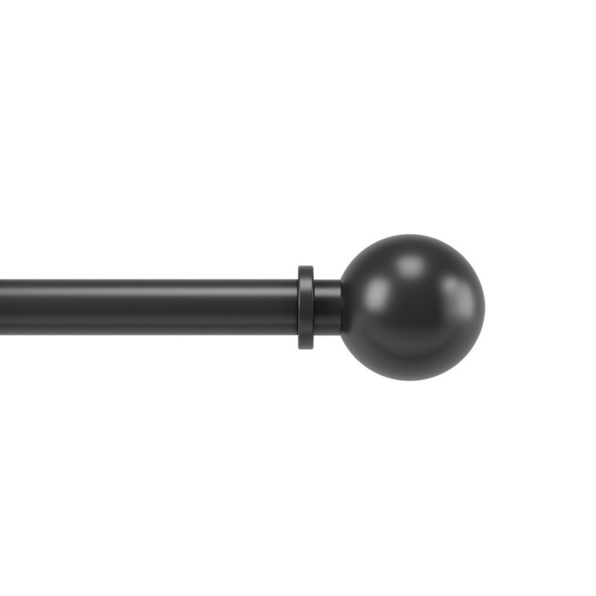 Tringle à rideaux extensible BOLAS noir, UMBRA