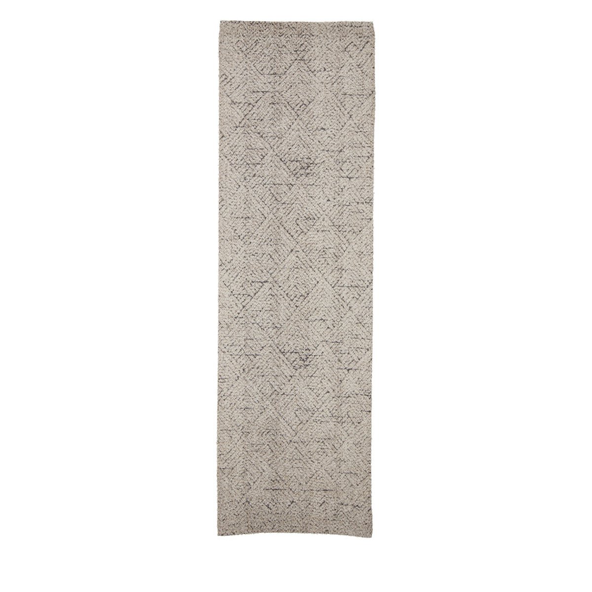 Tapis géométrique naturel en coton - Saxo naturel, BLOOMINGVILLE
