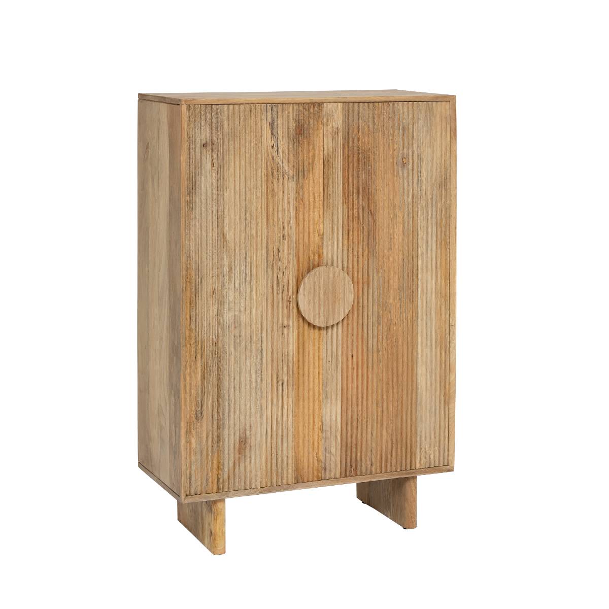 Armoire en bois de manguier EWAN bois clair, MADE IN MEUBLES 
