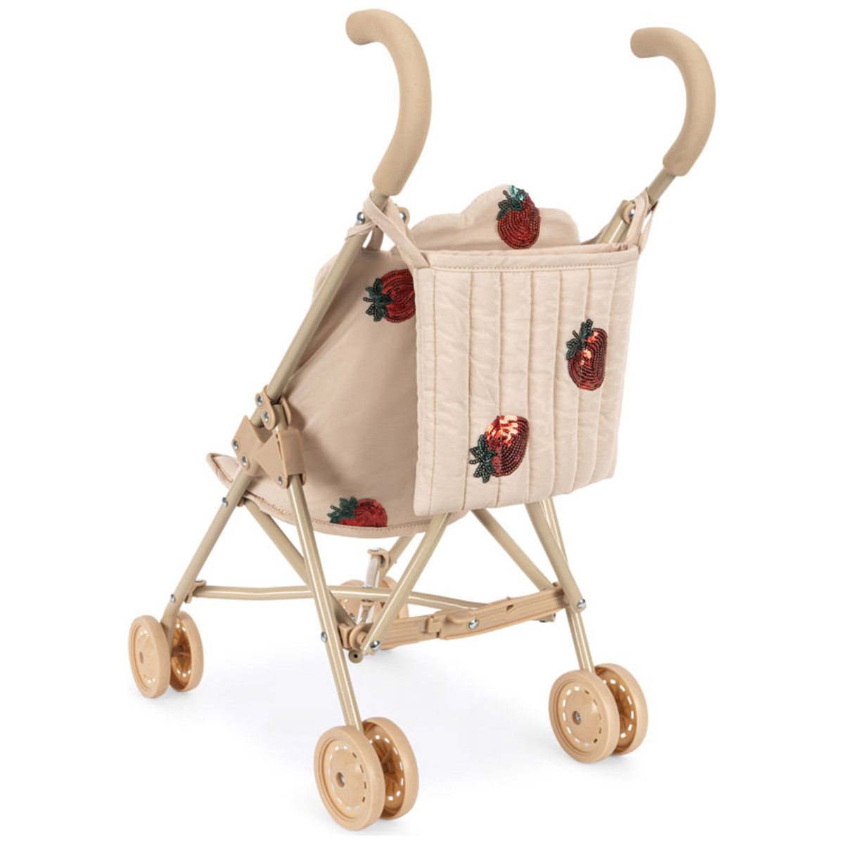 Poussette pour enfant ecru, rouge, vert, KONGES SLOJD