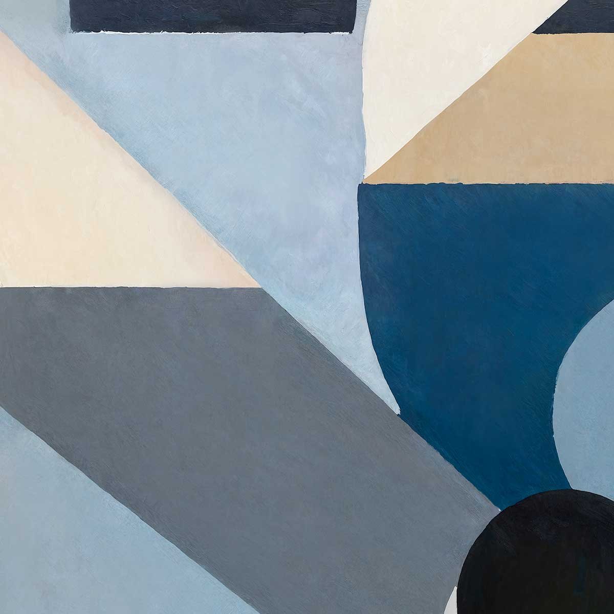 Papier peint Équilibre Bleu bleu, HEXOA