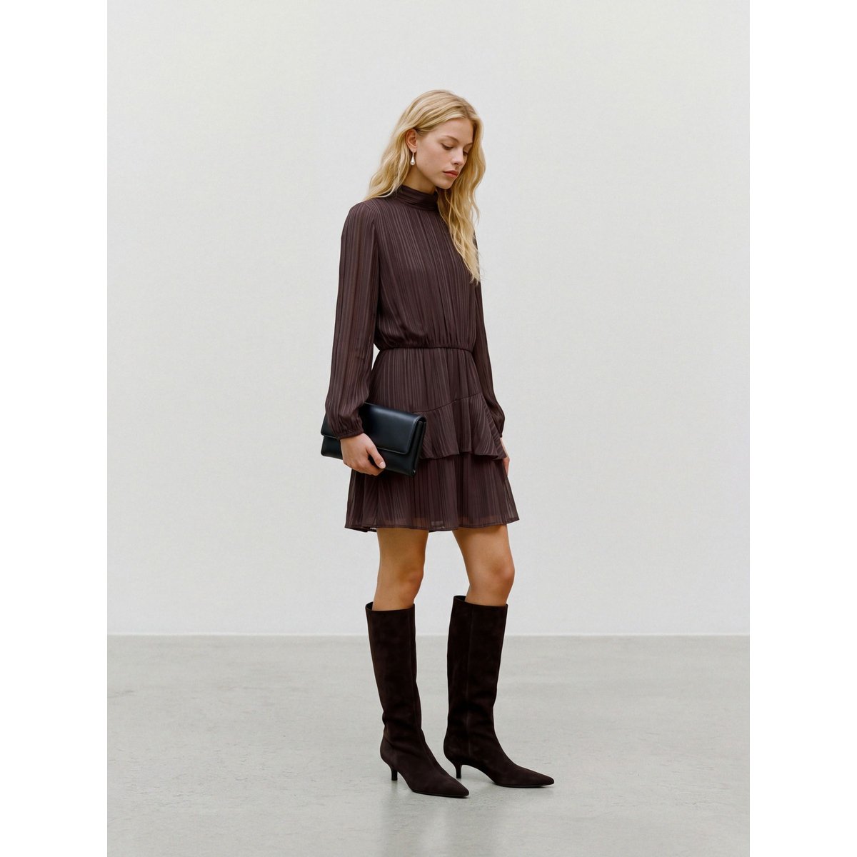 Robe De Soirée marron - chocolate torte, VERO MODA