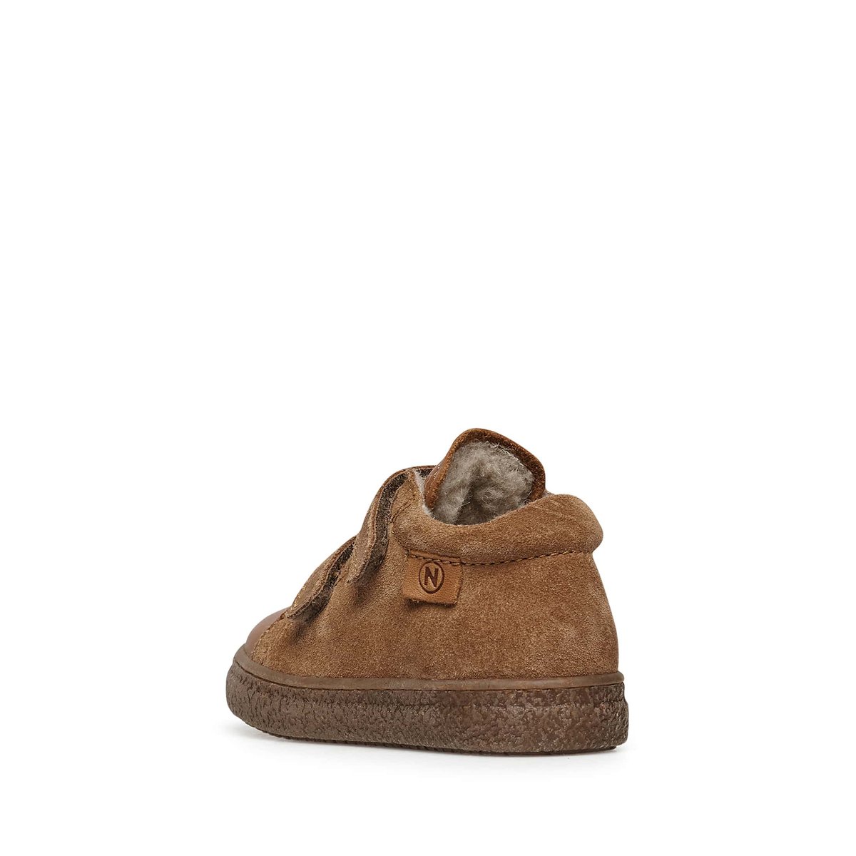 Baskets doublées en laine ALBUS VL cognac, NATURINO